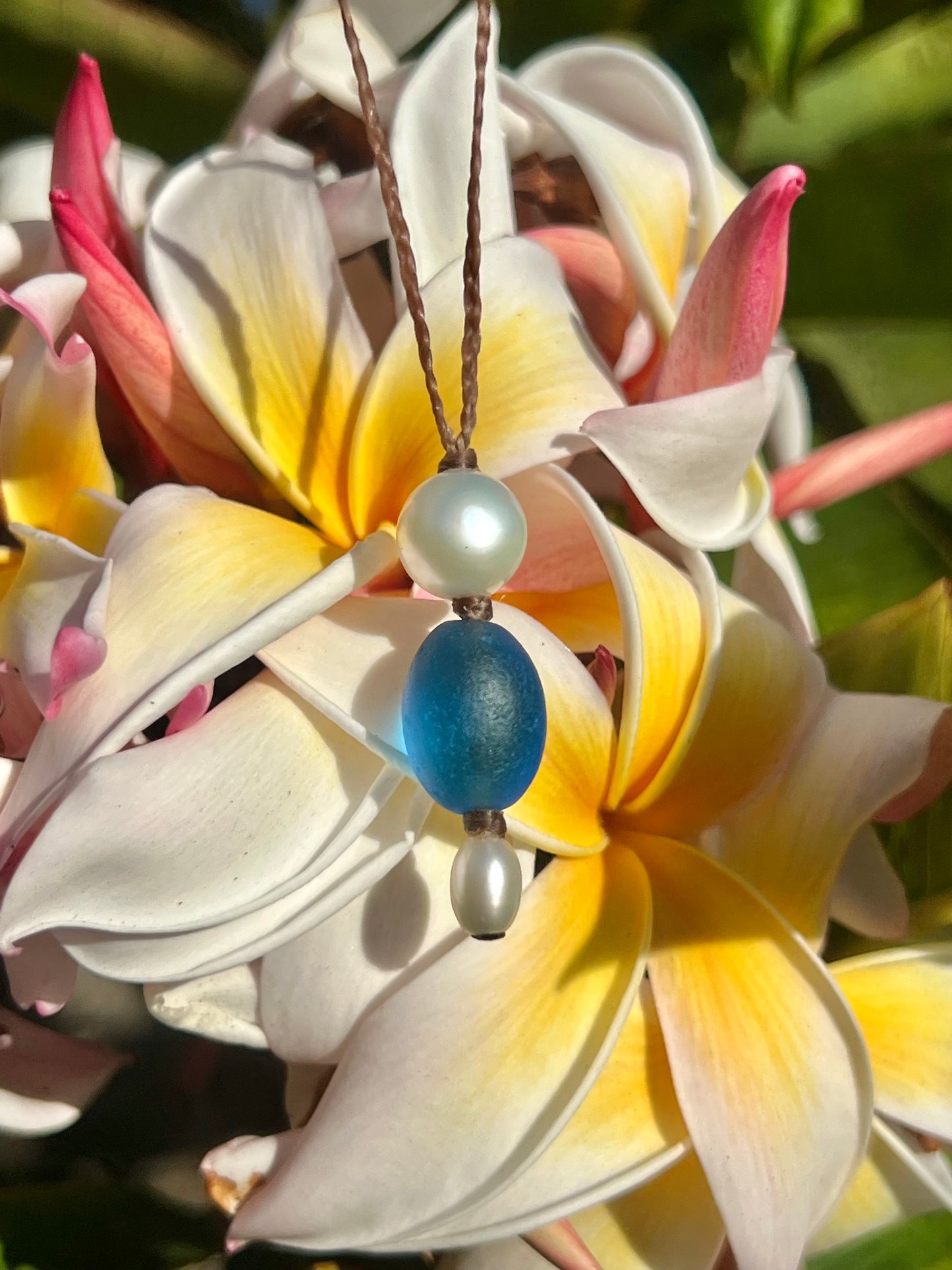 RARE Turquoise Sea Bead Necklace