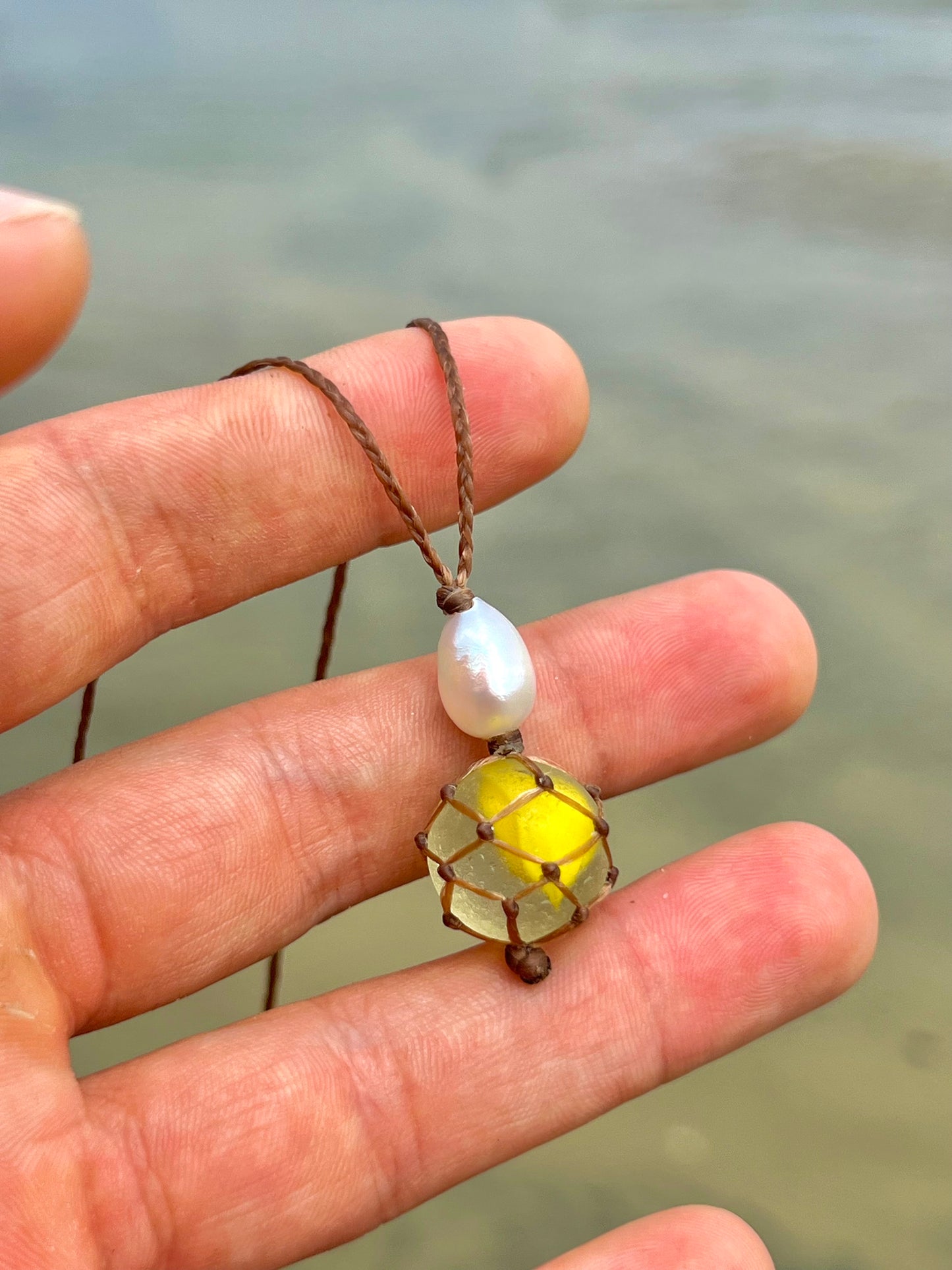 OceanFloat Sea Marble Necklace