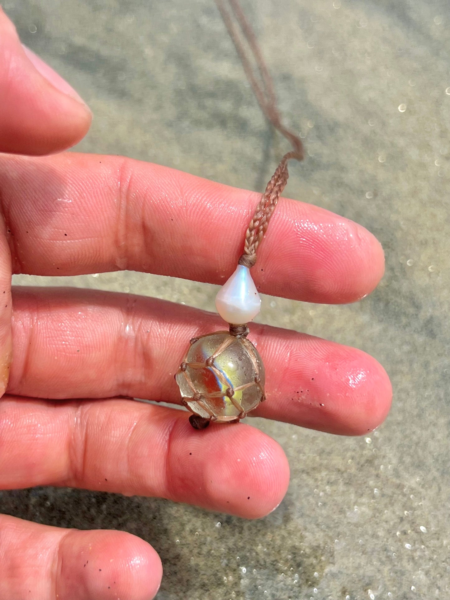 OceanFloat Sea Marble Necklace