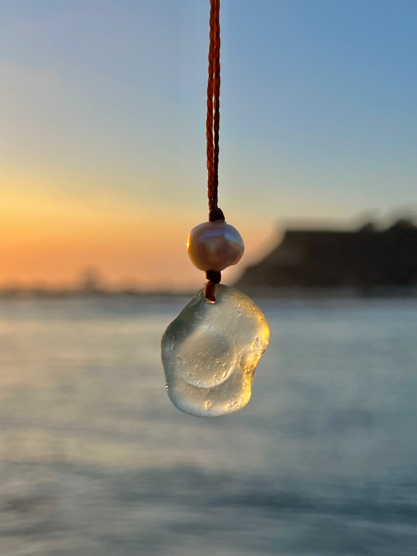 Stopper Top Sea Glass Necklace
