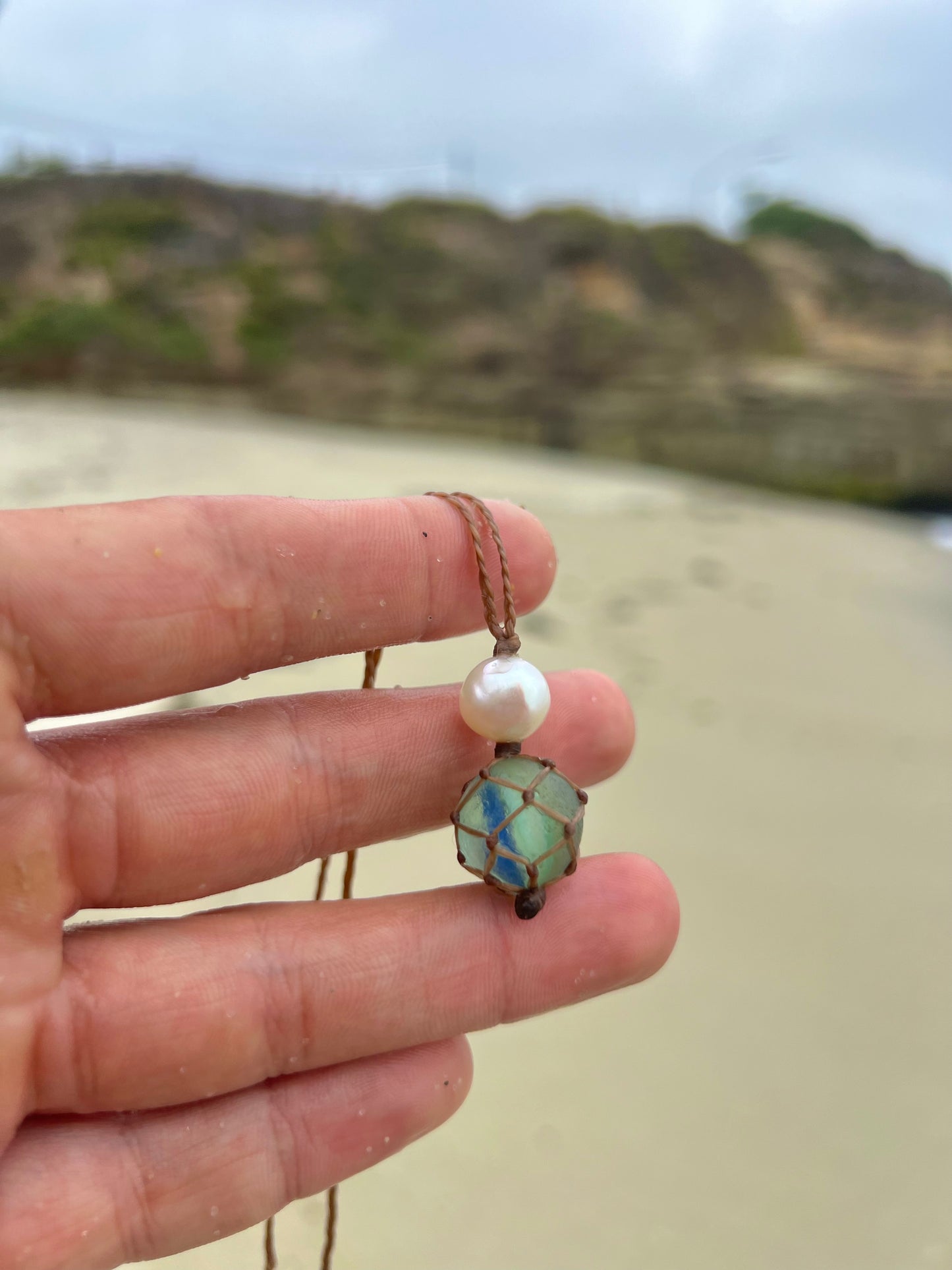 OceanFloat- Sea Marble Necklace