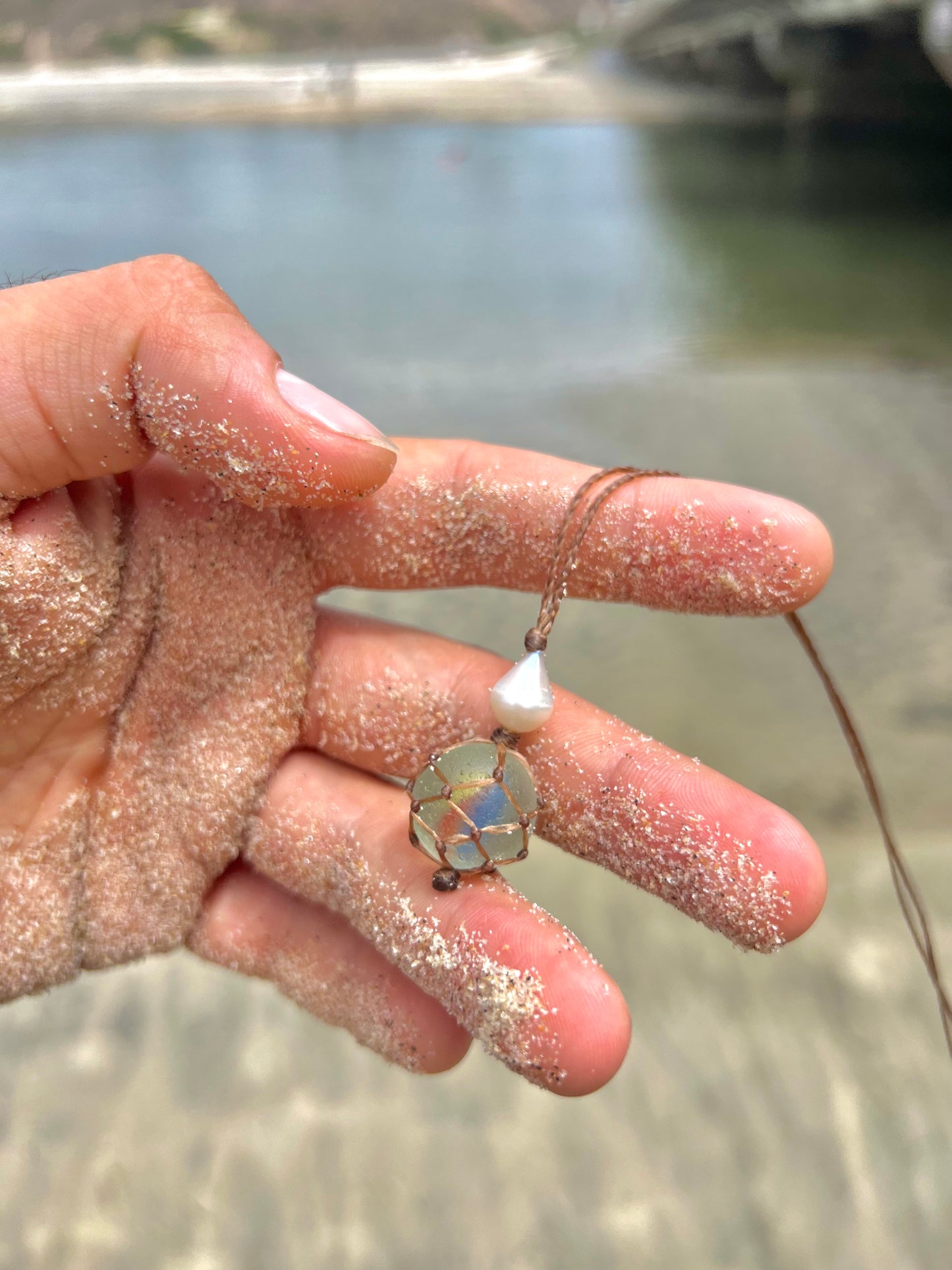 OceanFloat Sea Marble Necklace