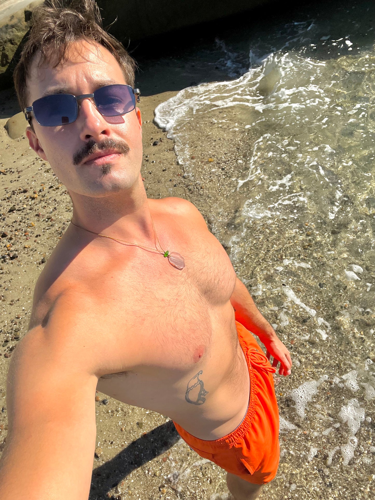 “Trick or Treat”-Sea Glass Necklace