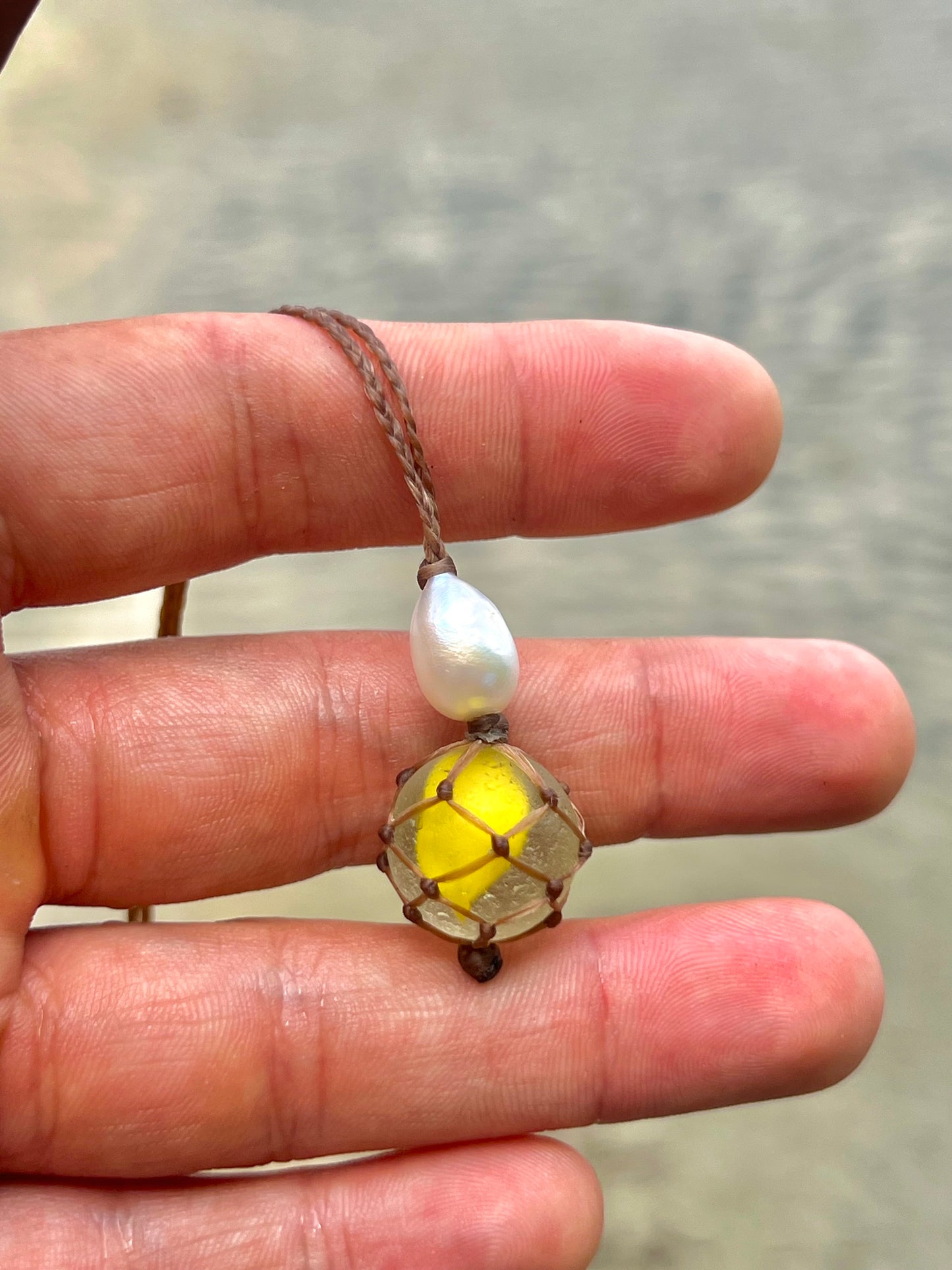 OceanFloat Sea Marble Necklace