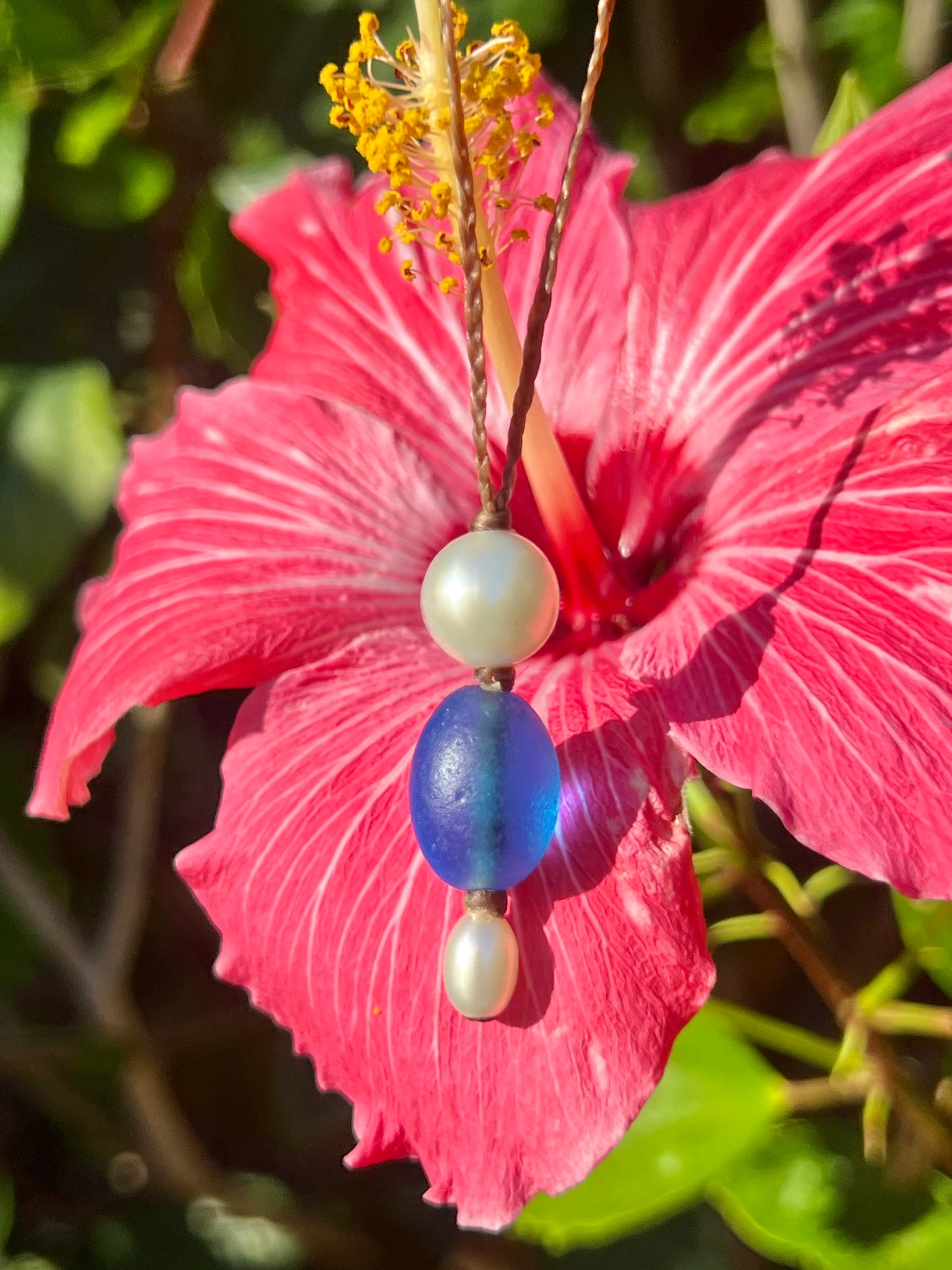 RARE Turquoise Sea Bead Necklace