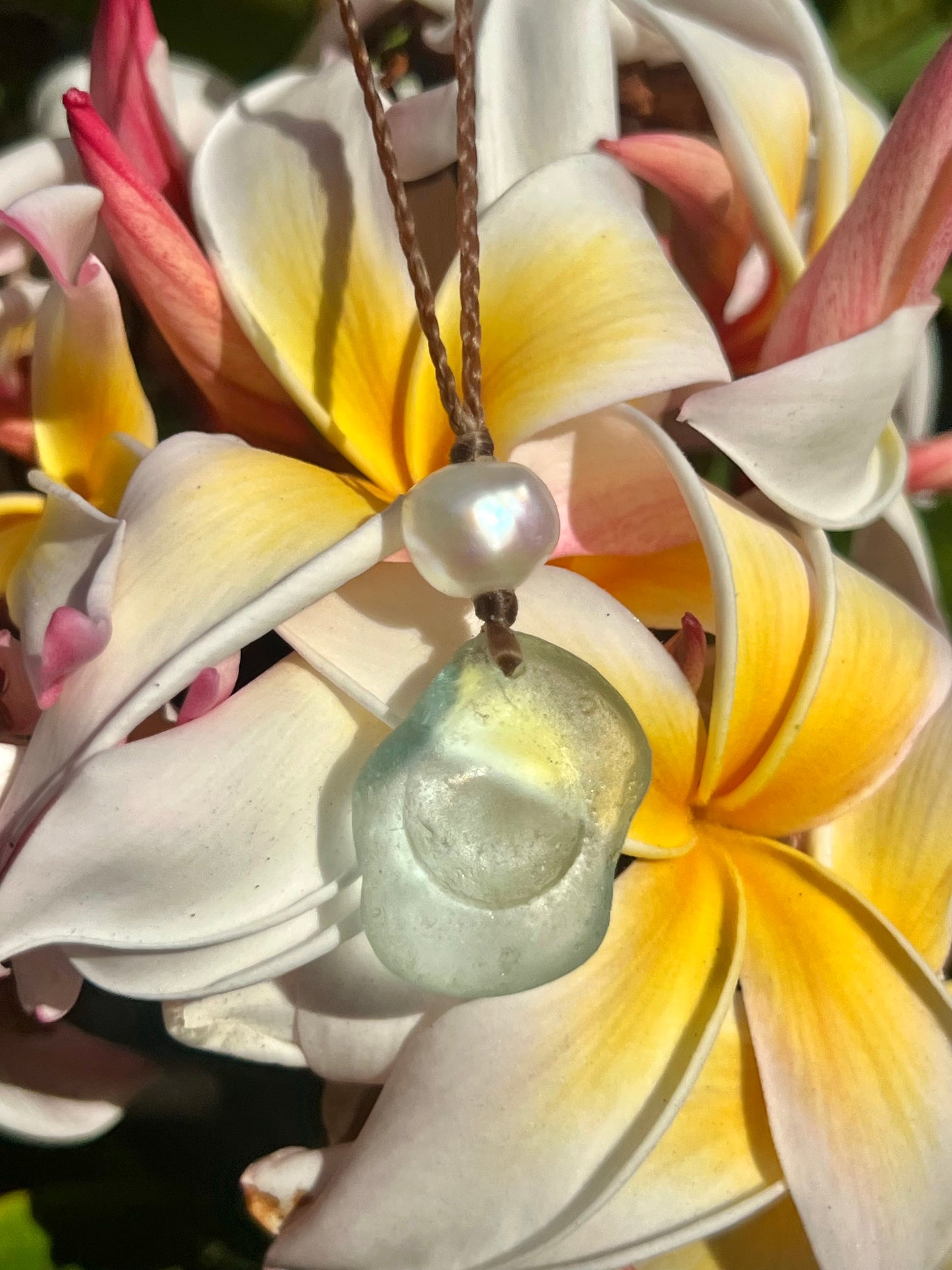 Stopper Top Sea Glass Necklace