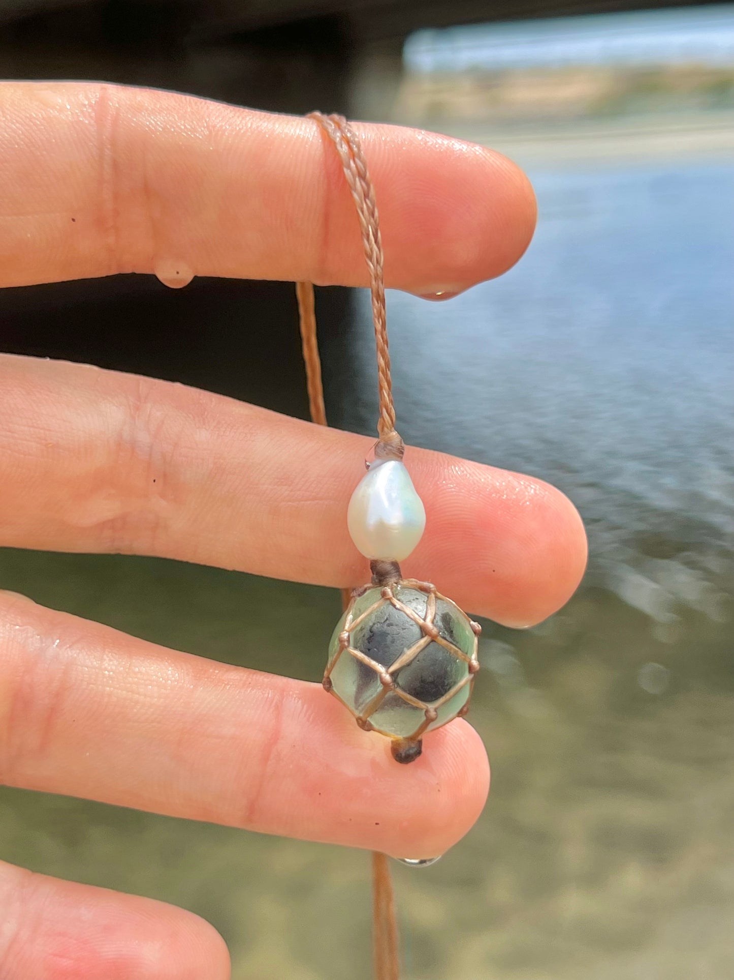 OceanFloat Sea Marble Necklace…