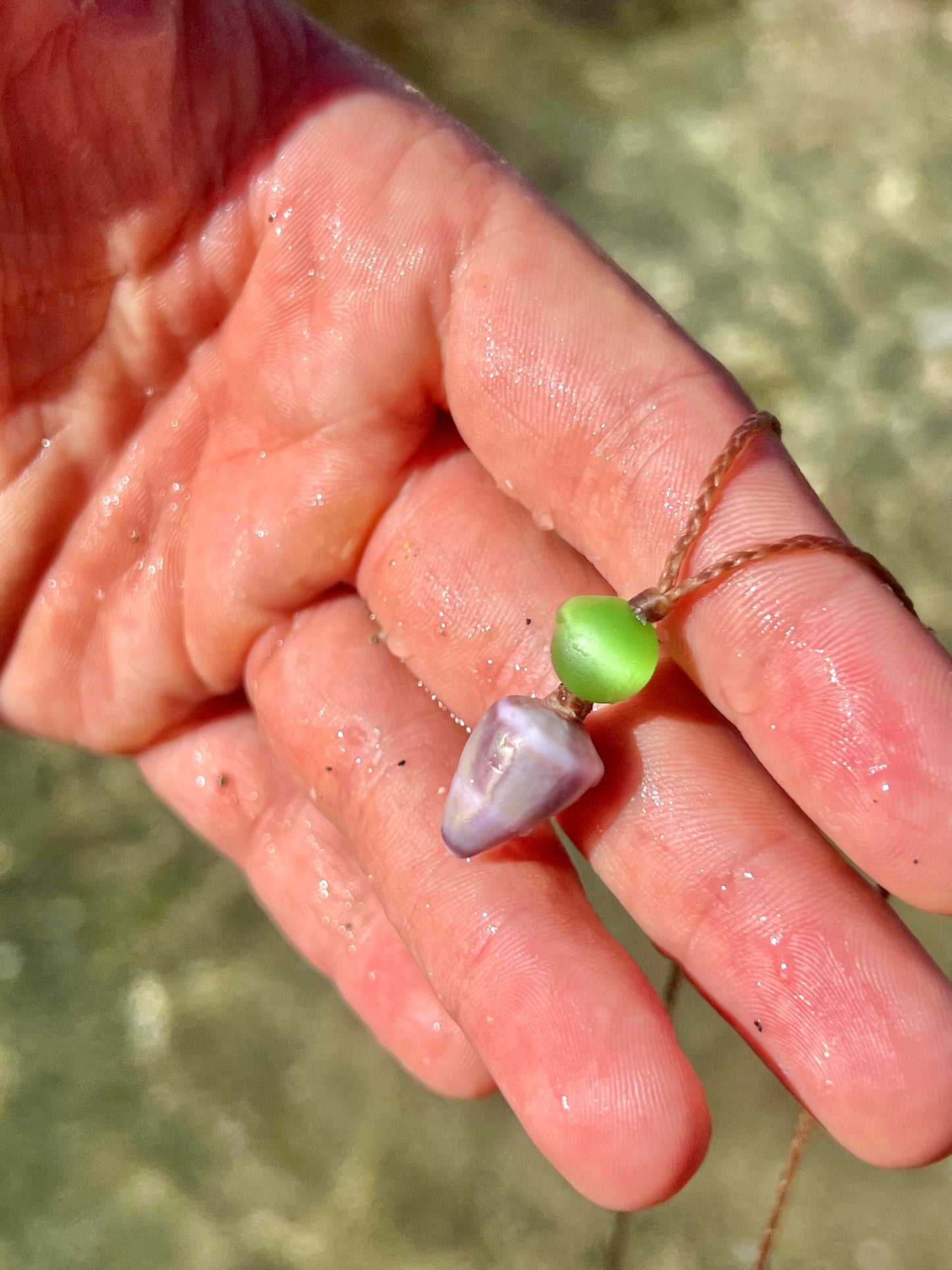 “EYE” See You- Sea Glass Necklace **RARE**