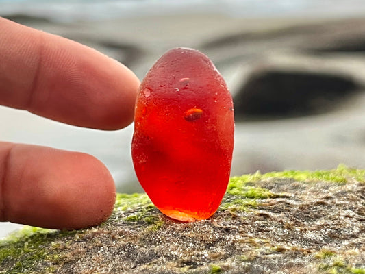 Bright Red Mini Boulder