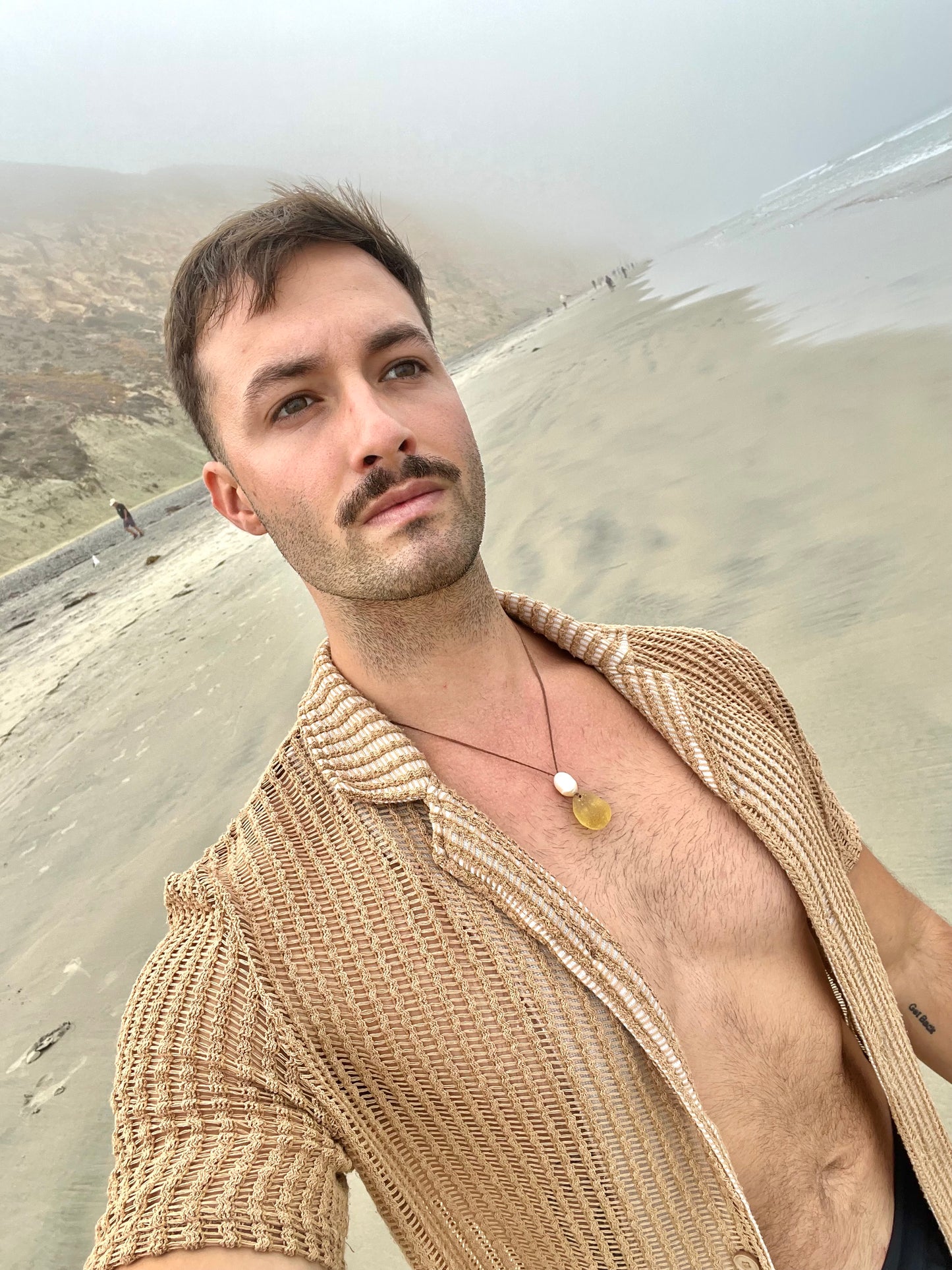 Lemon Yellow Sea Glass Necklace