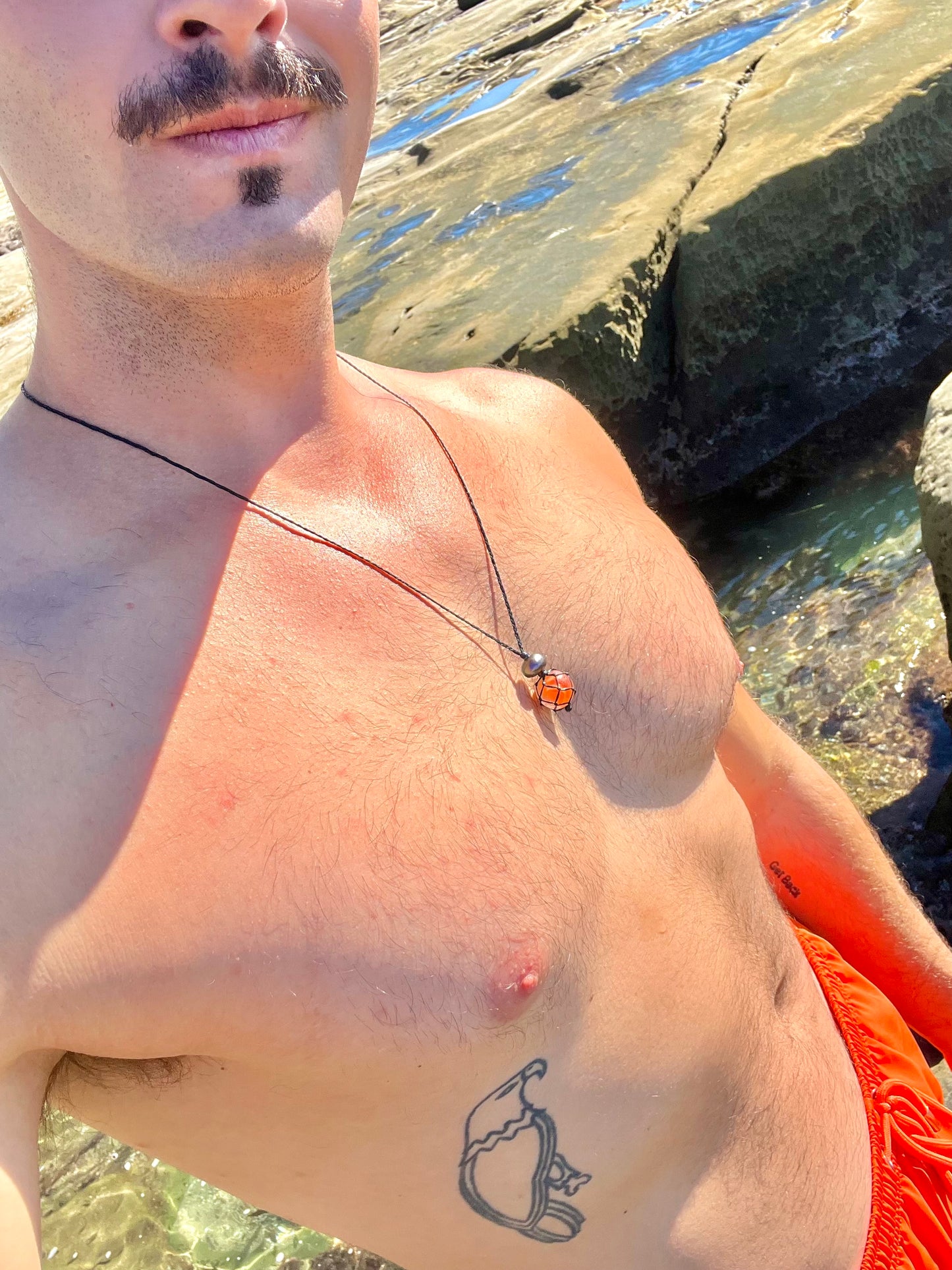 Halloween OceanFloat Sea Glass Necklace