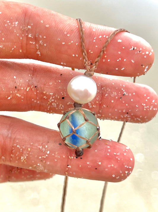 OceanFloat- Sea Marble Necklace