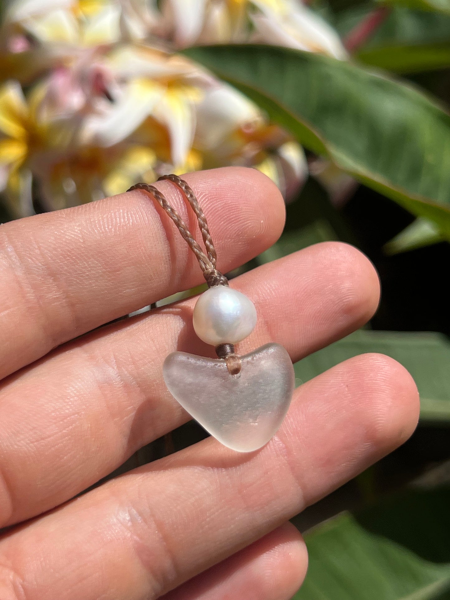 Sea Glass Heart Necklace