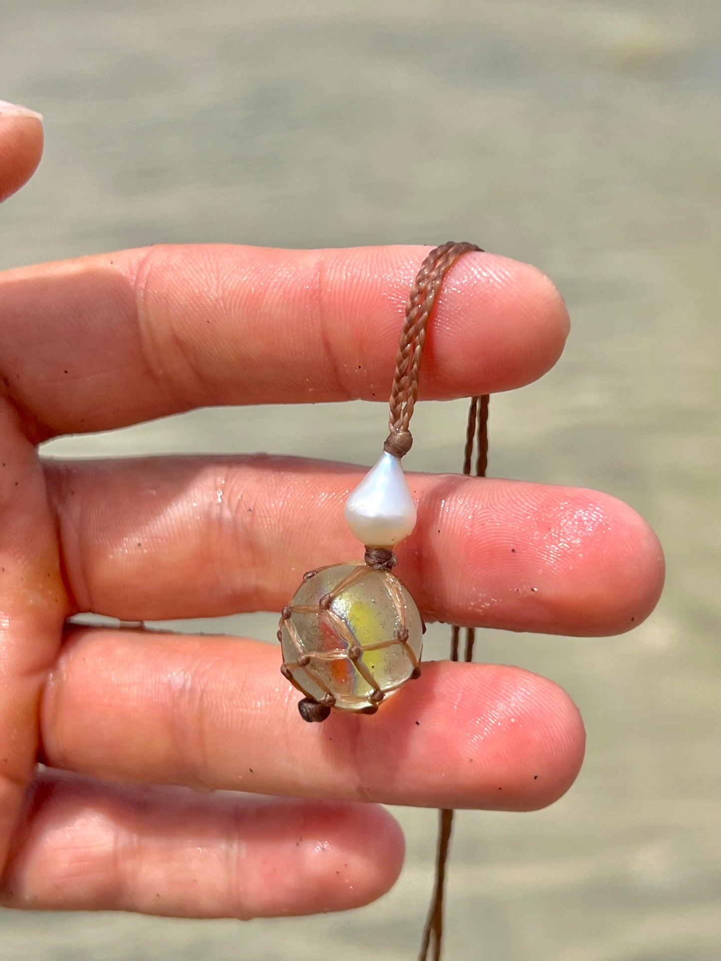 OceanFloat Sea Marble Necklace
