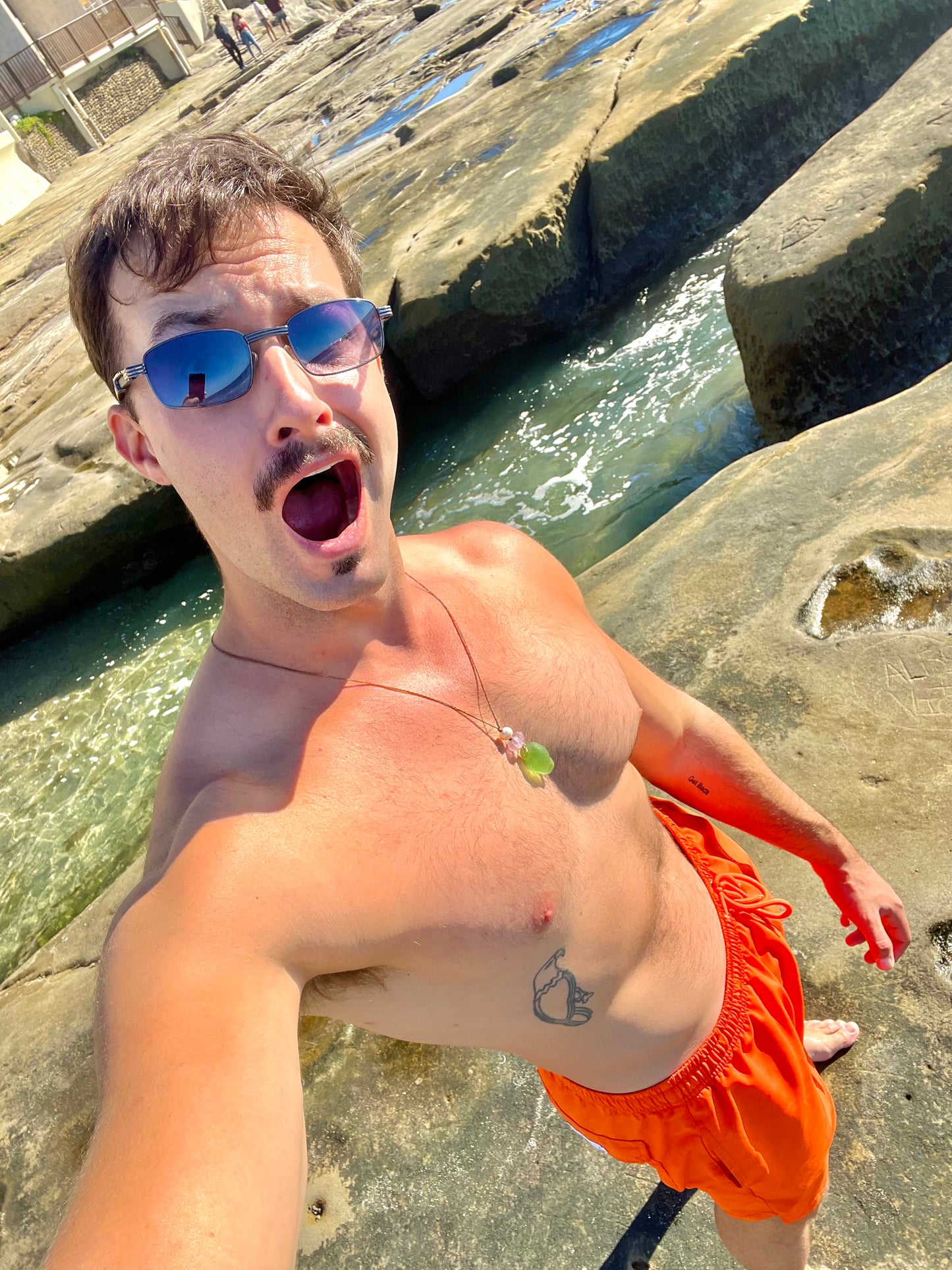 “People Eater”- Sea Glass Necklace **RARE**