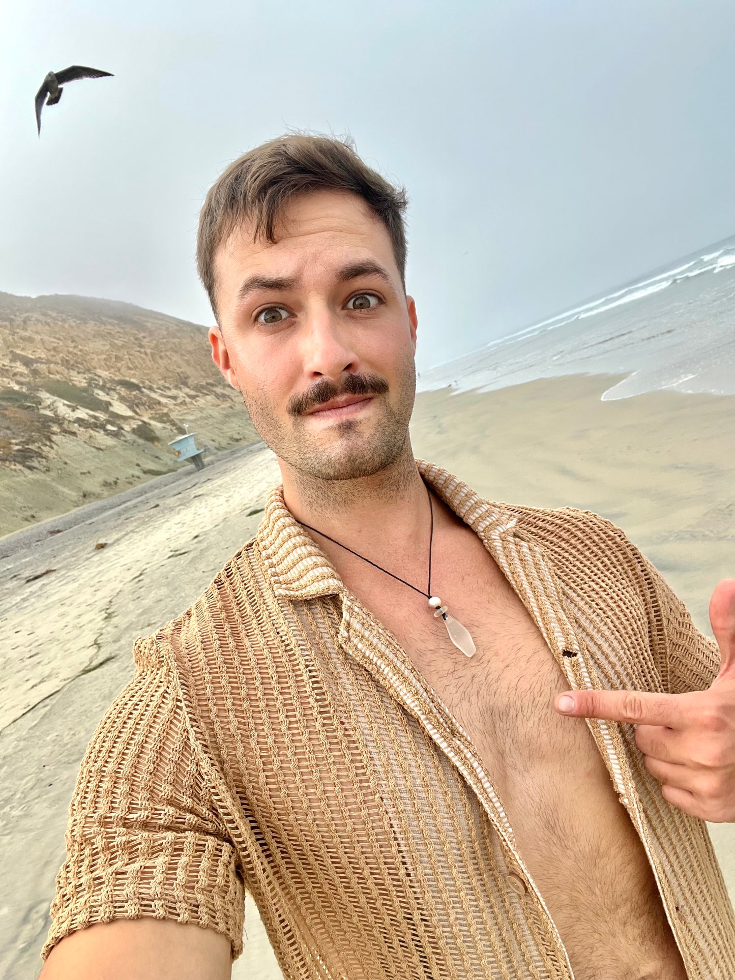 Chandelier Sea Glass Necklace