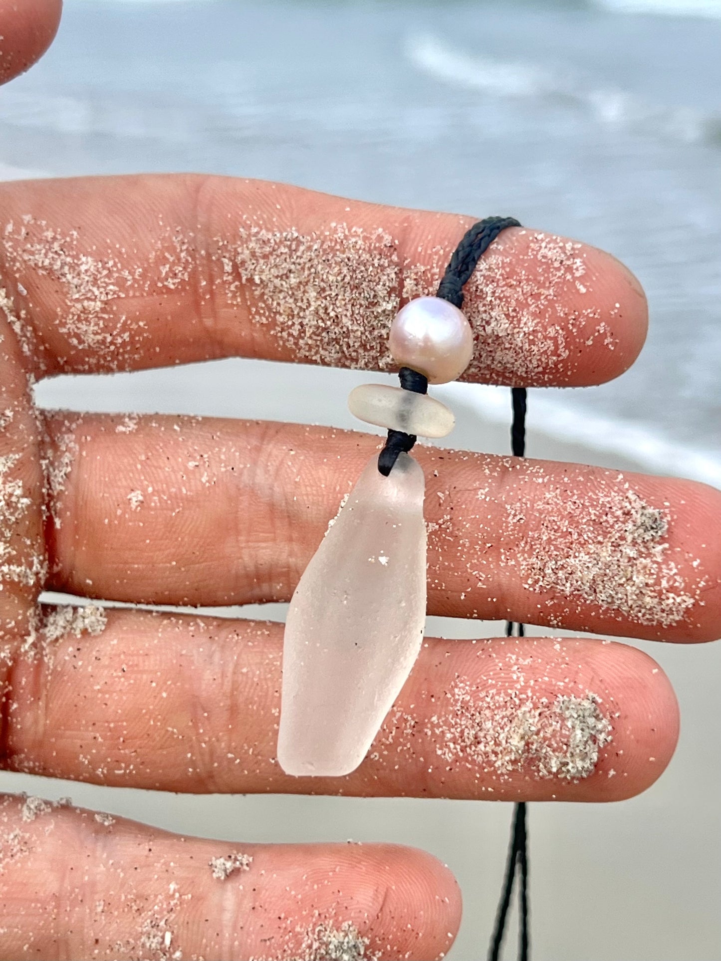 Chandelier Sea Glass Necklace