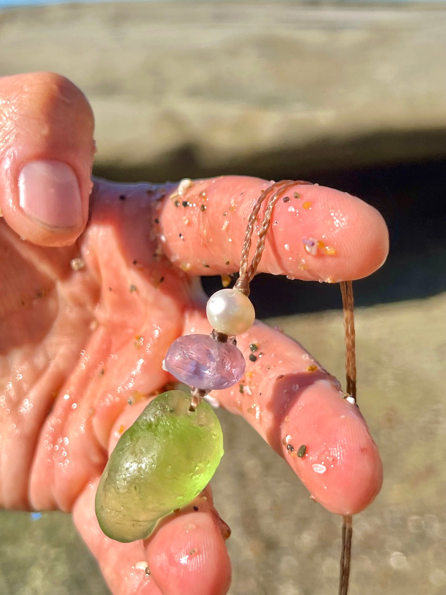 “People Eater”- Sea Glass Necklace **RARE**