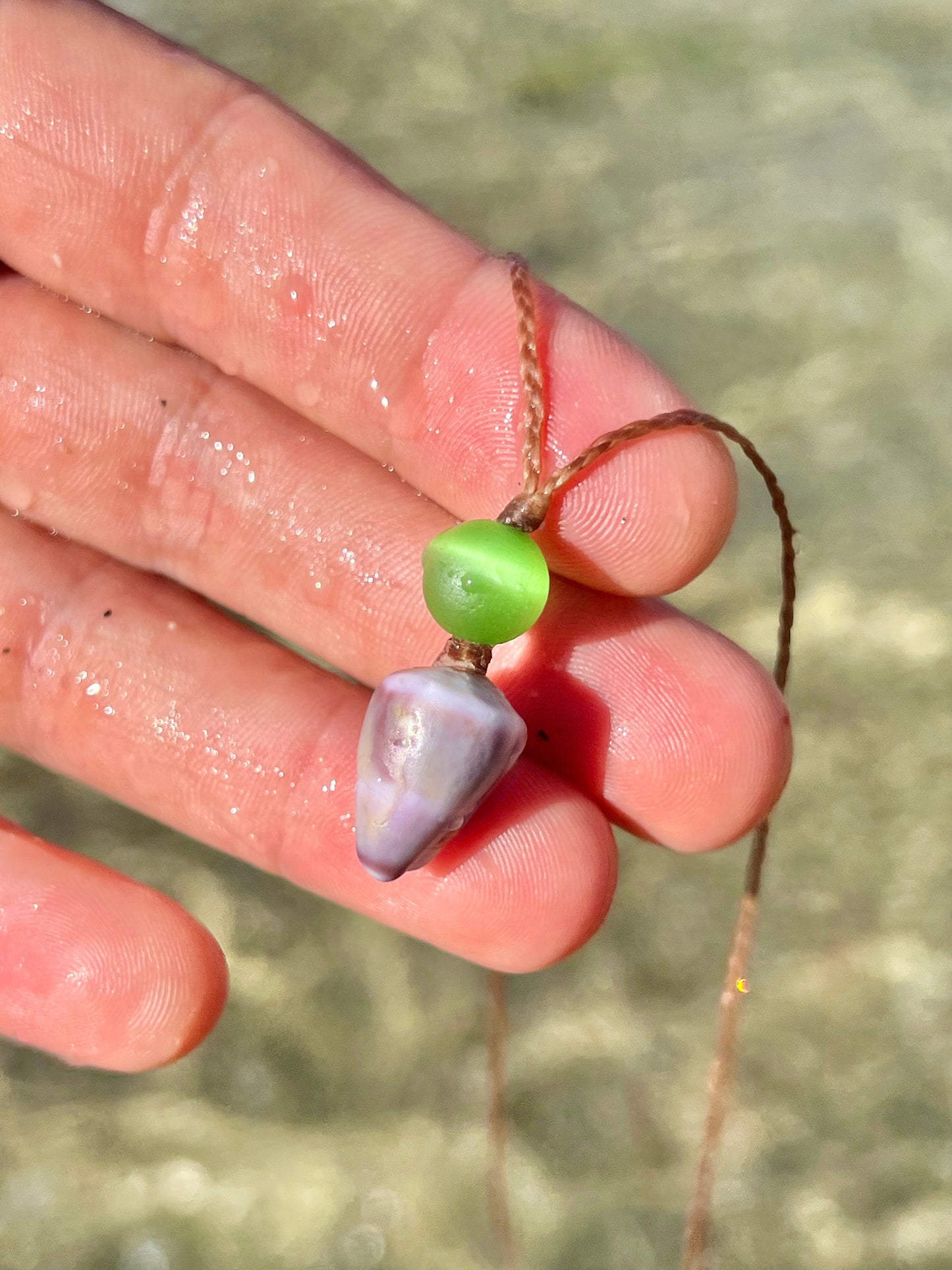 “EYE” See You- Sea Glass Necklace **RARE**