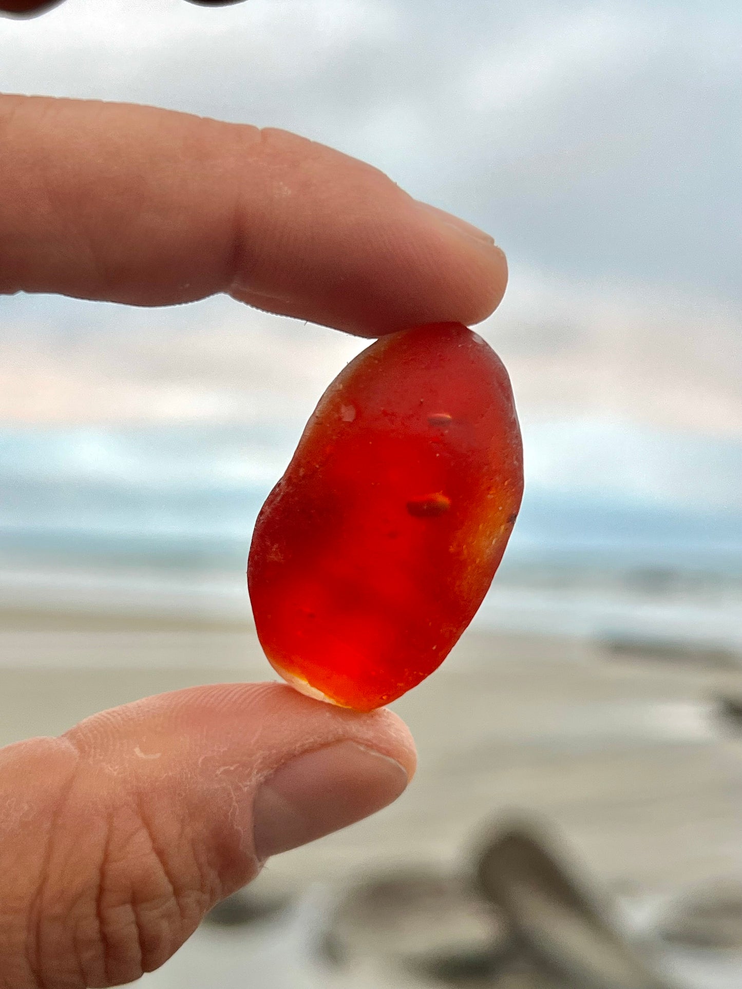Bright Red Mini Boulder