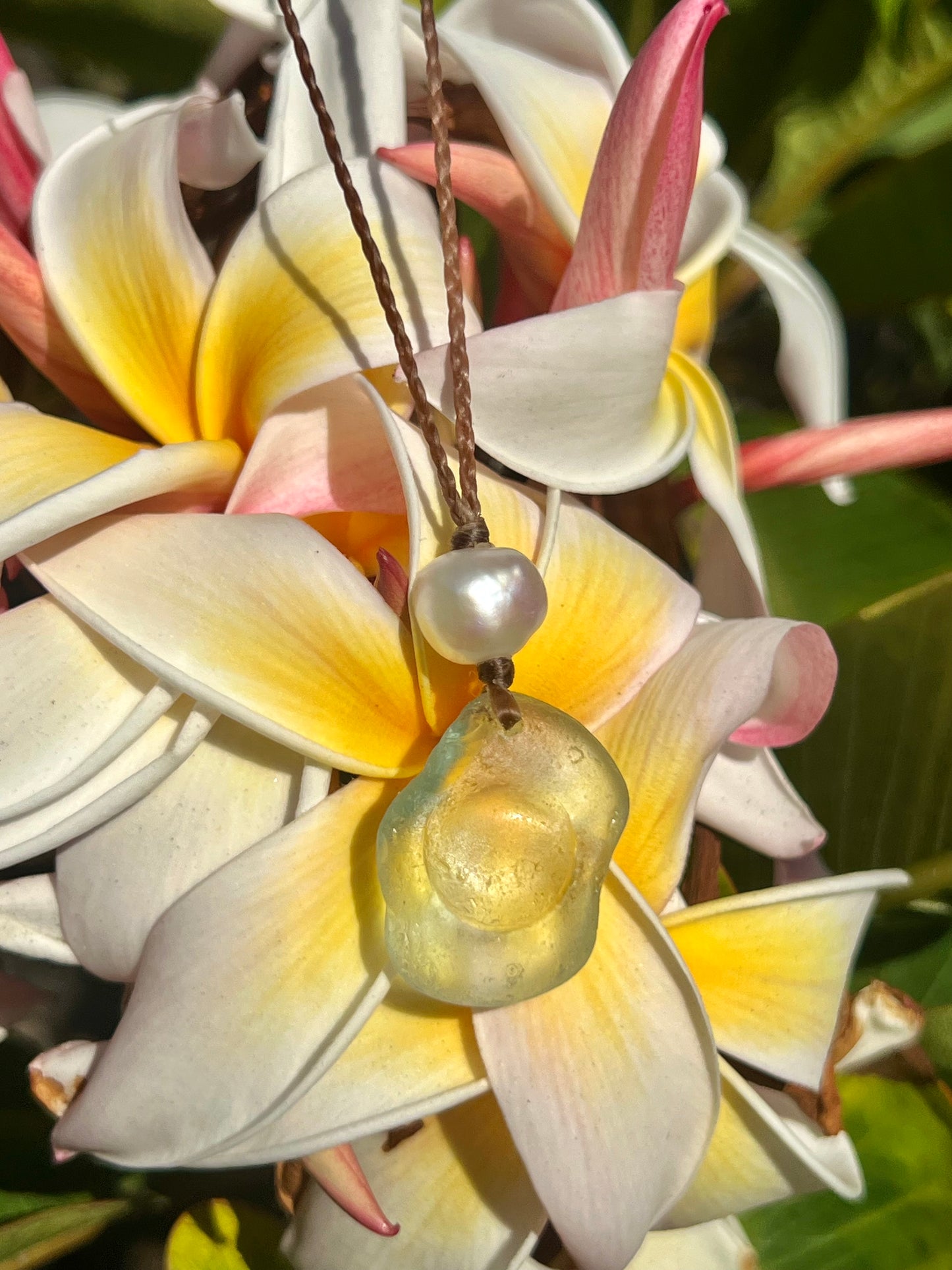 Stopper Top Sea Glass Necklace