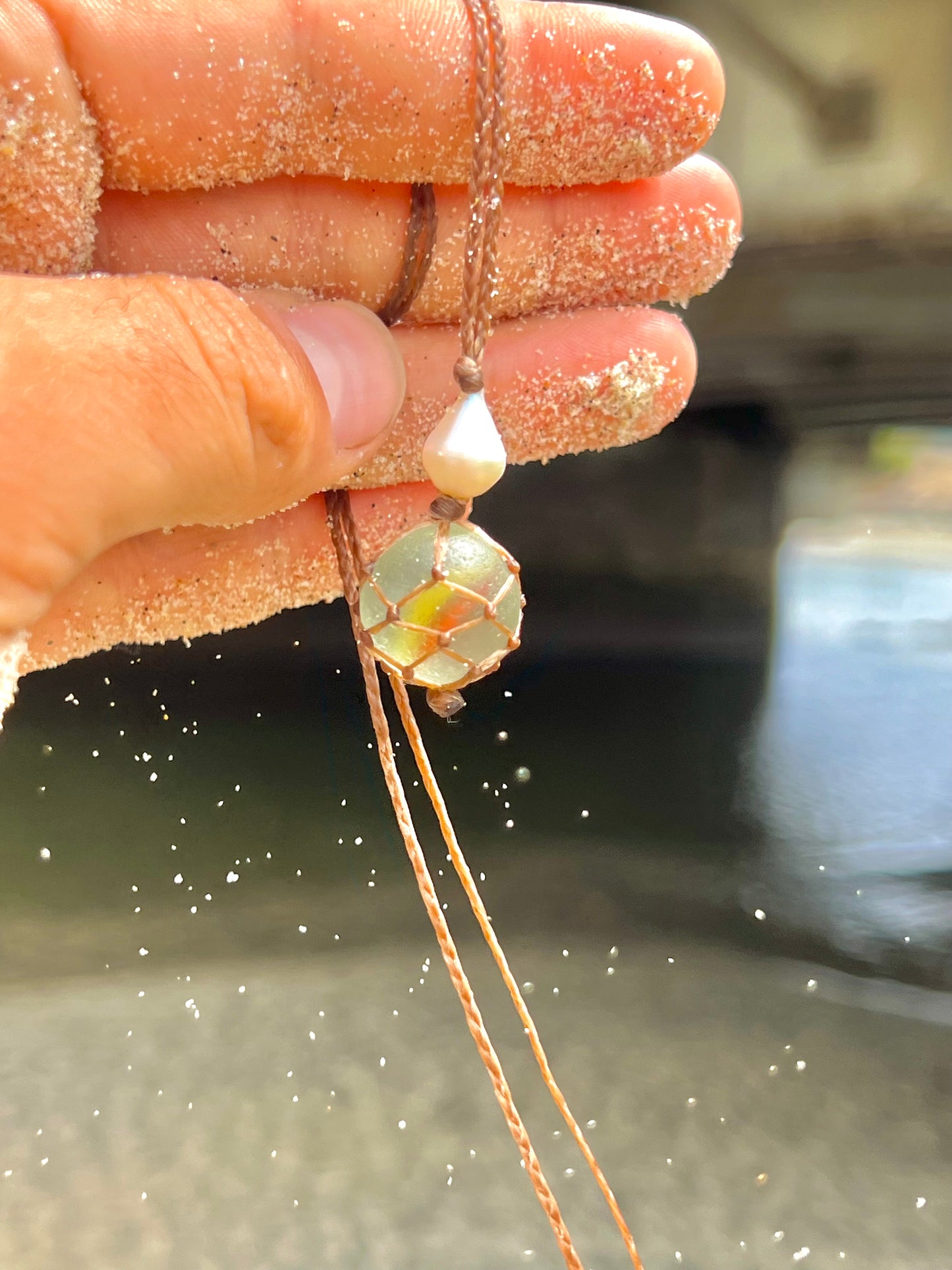 OceanFloat Sea Marble Necklace
