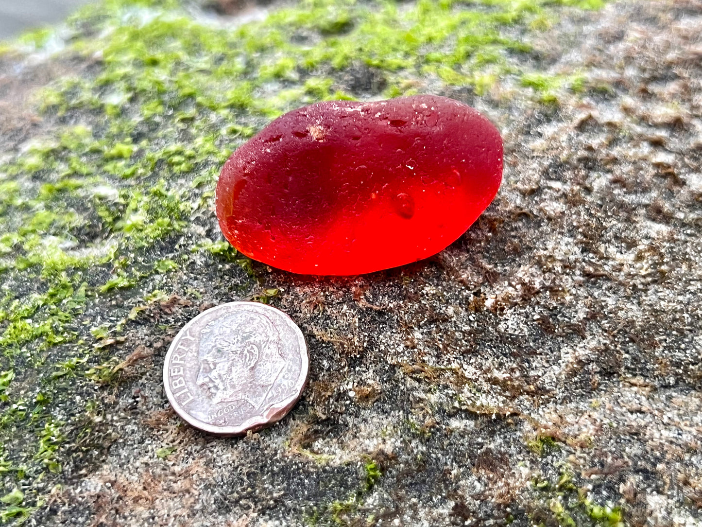 Bright Red Mini Boulder