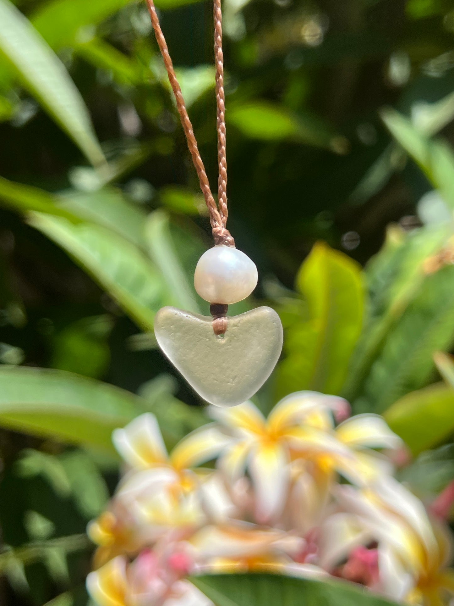 Sea Glass Heart Necklace
