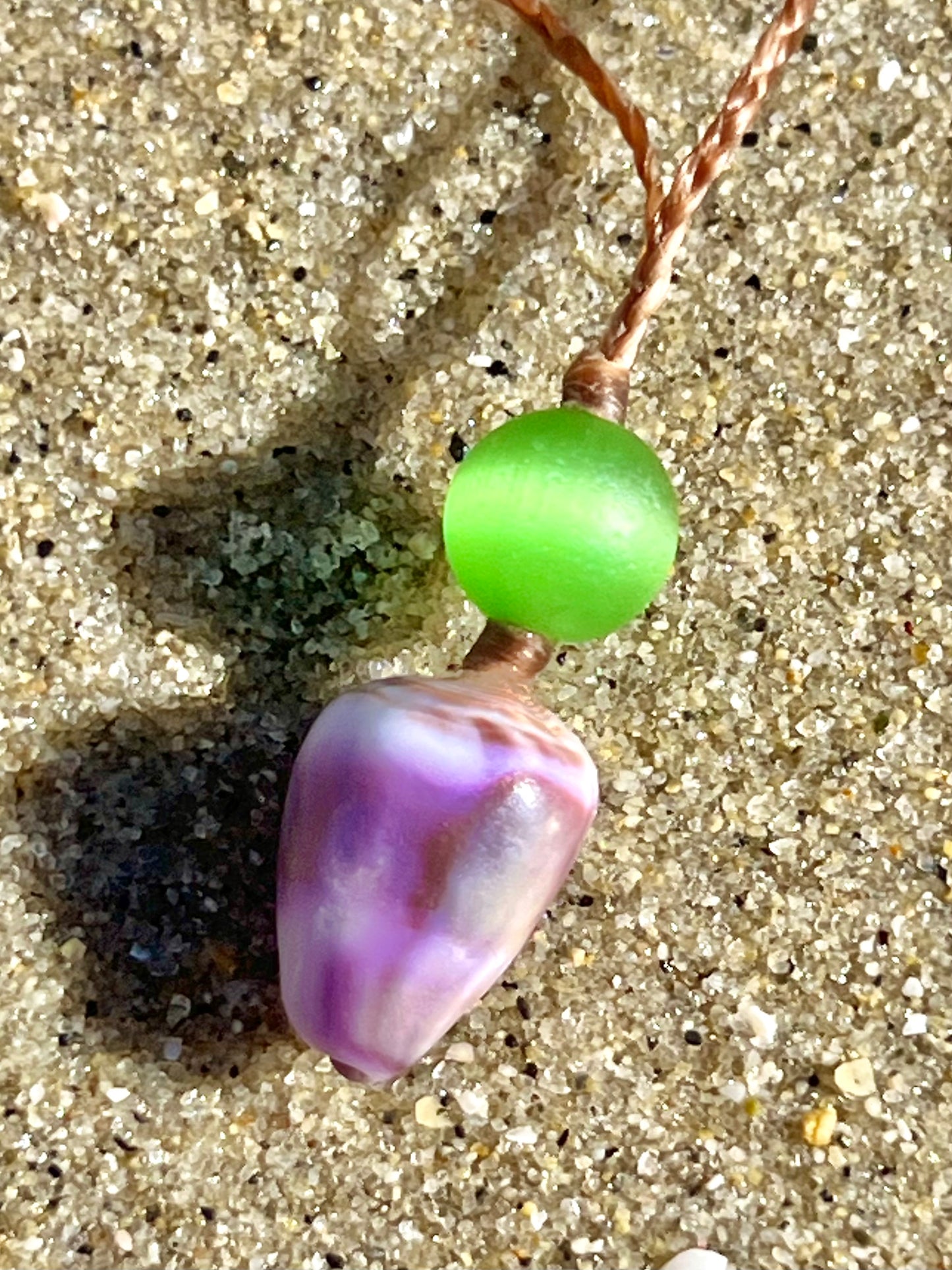 “EYE” See You- Sea Glass Necklace **RARE**