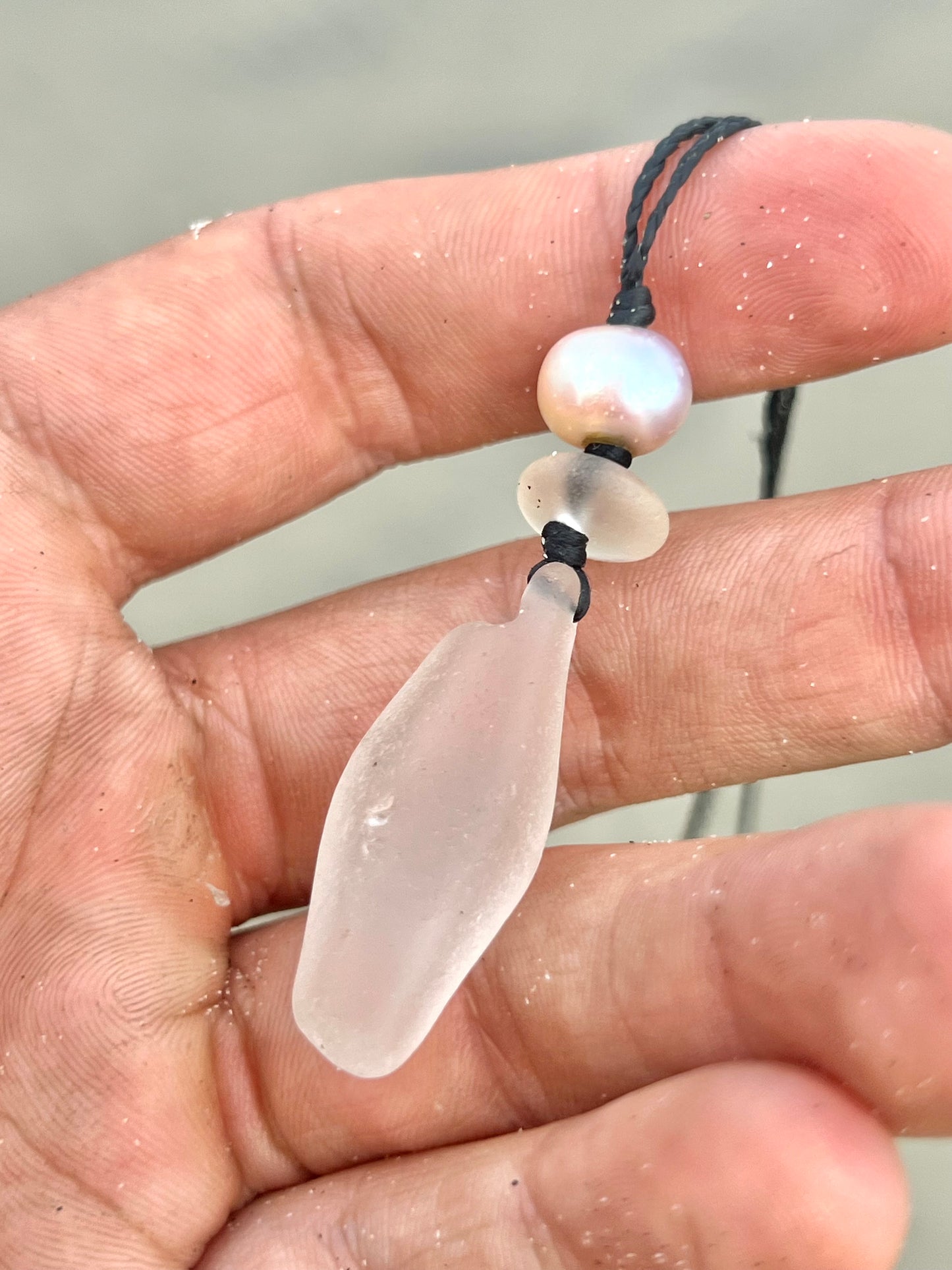 Chandelier Sea Glass Necklace