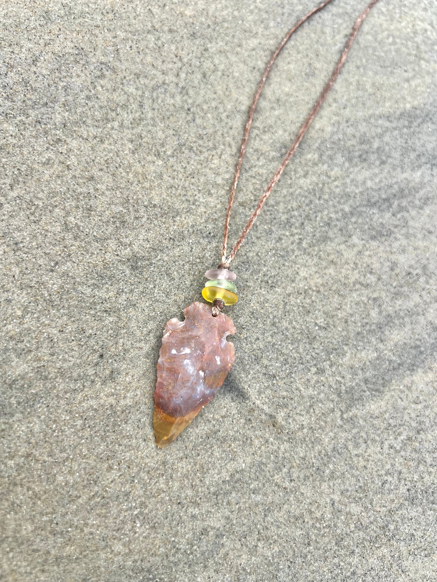 UV Arrowhead Necklace