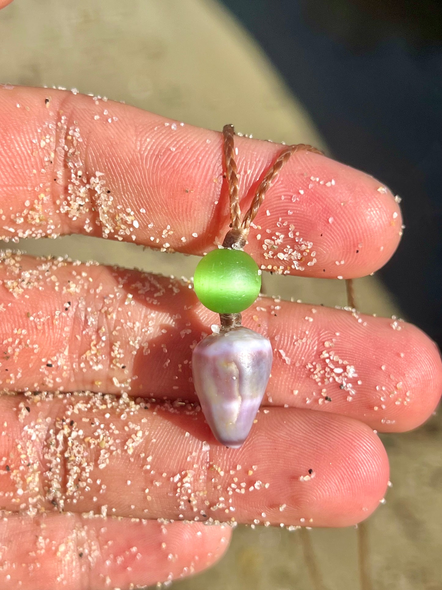 “EYE” See You- Sea Glass Necklace **RARE**