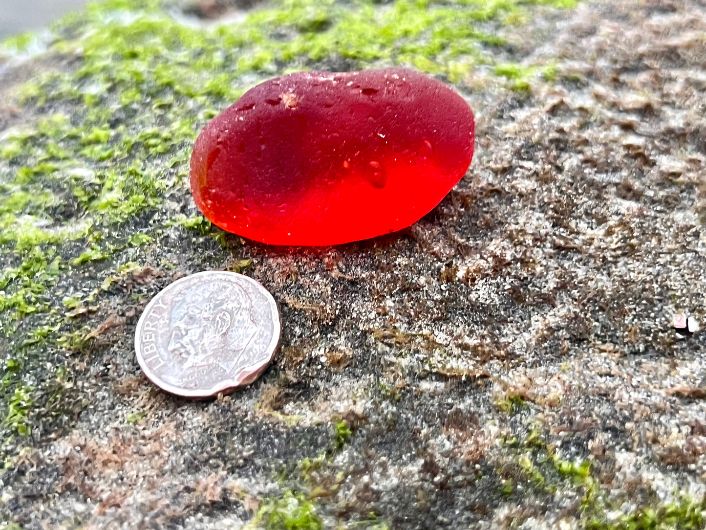 Bright Red Mini Boulder