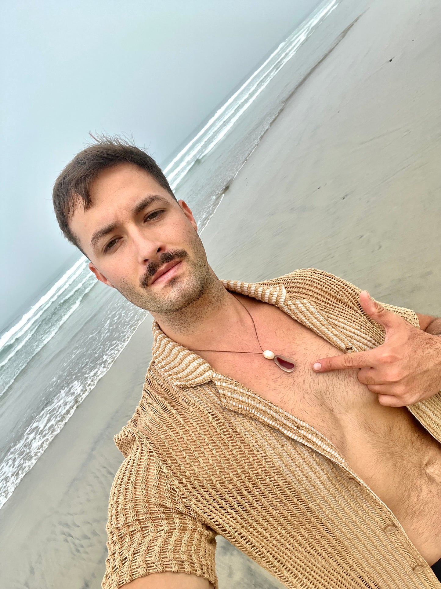 “Hot Pepper” RARE Sea Glass Necklace