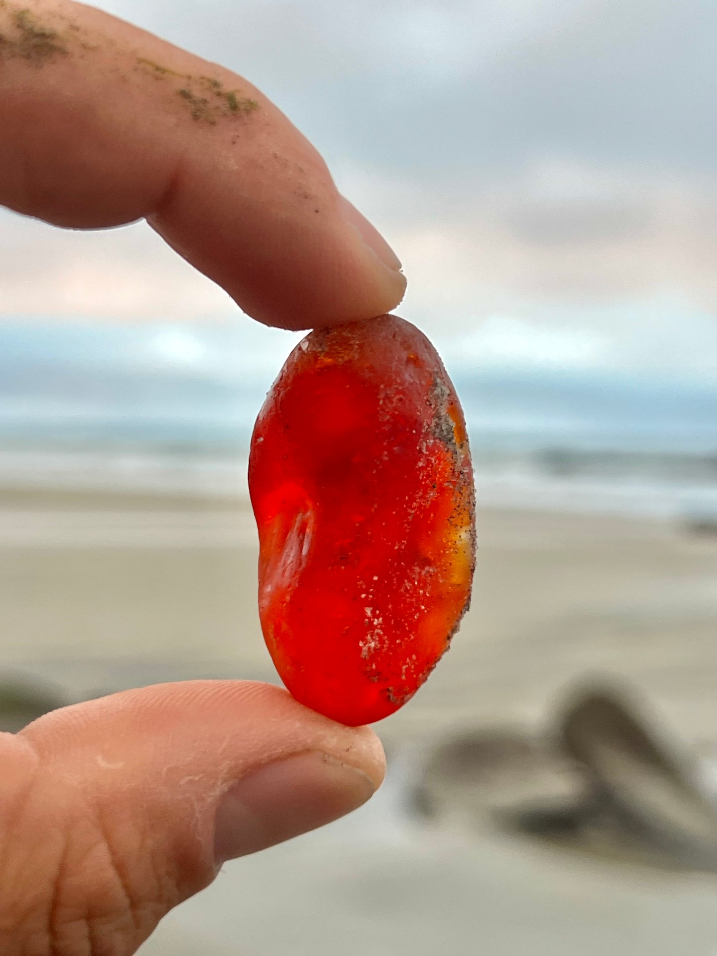 Bright Red Mini Boulder