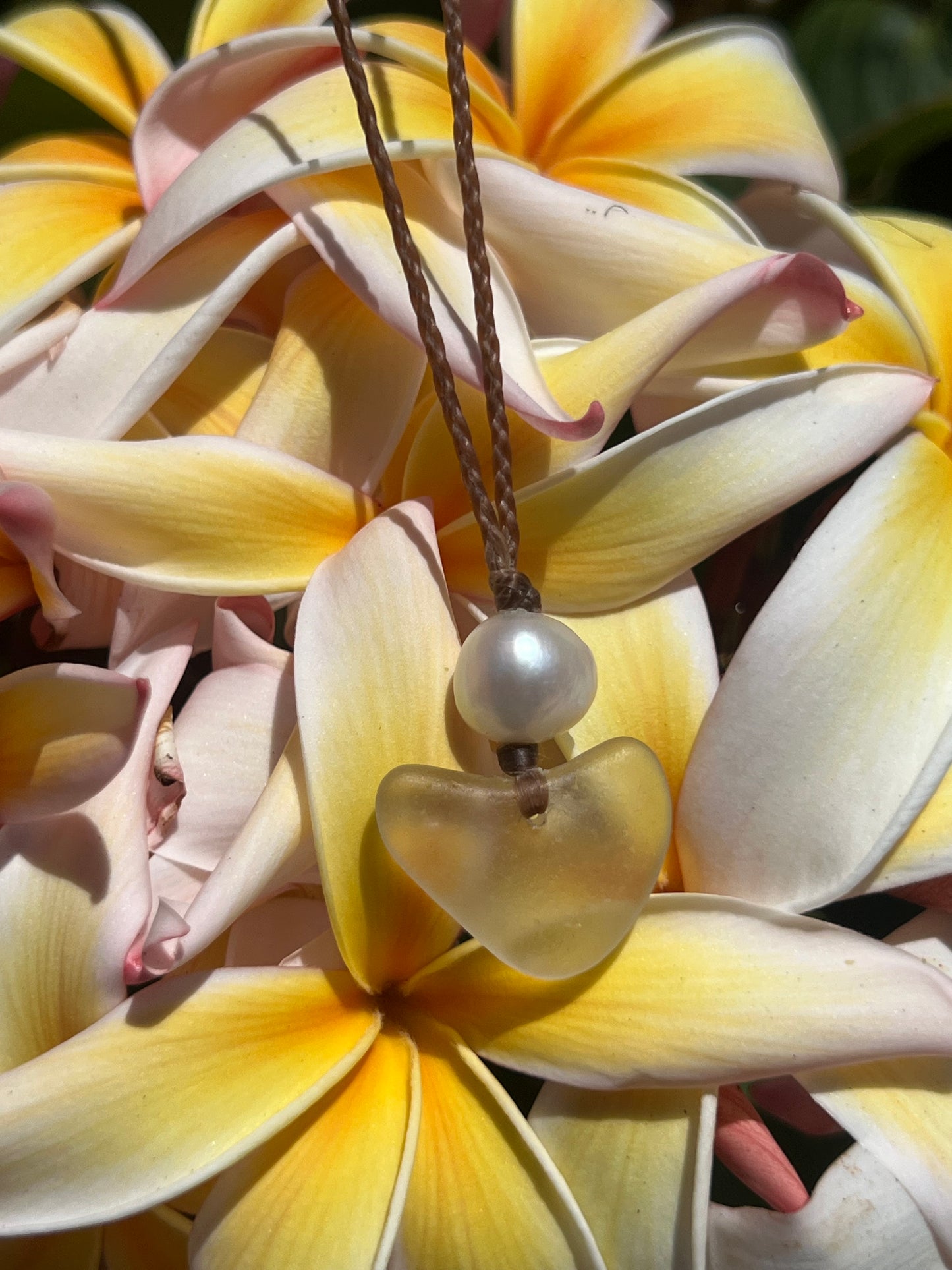 Sea Glass Heart Necklace