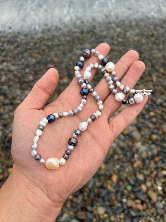 Mixed Pearl Necklace