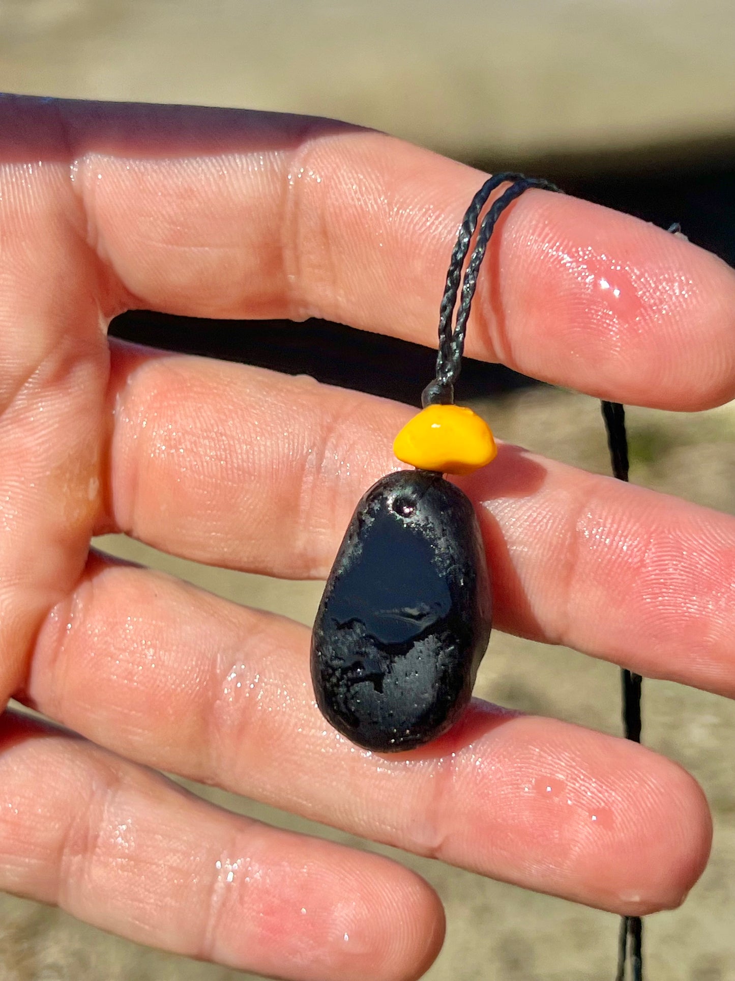 Spooky Pirate’s Glass-Sea Glass Necklace