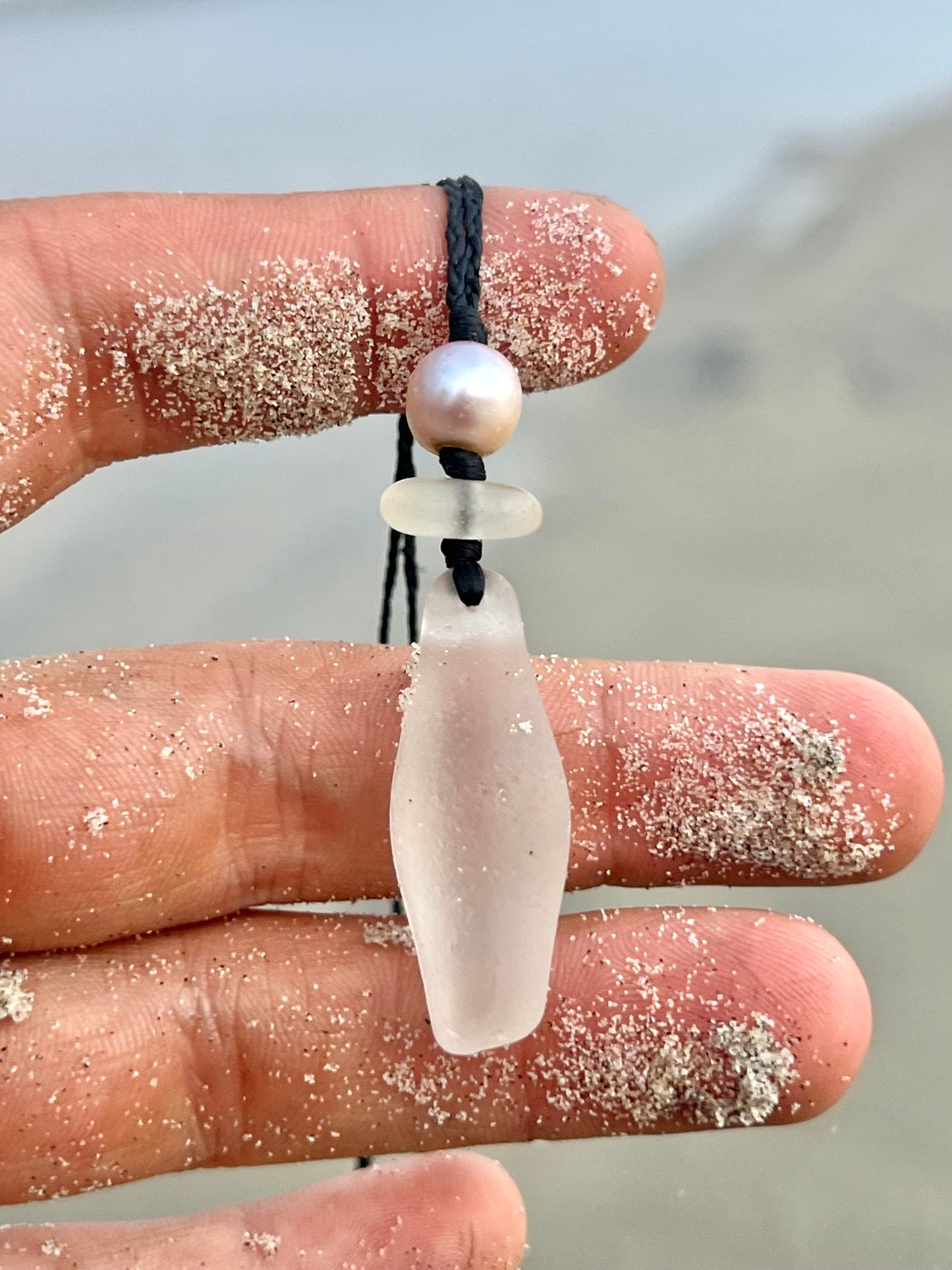 Chandelier Sea Glass Necklace