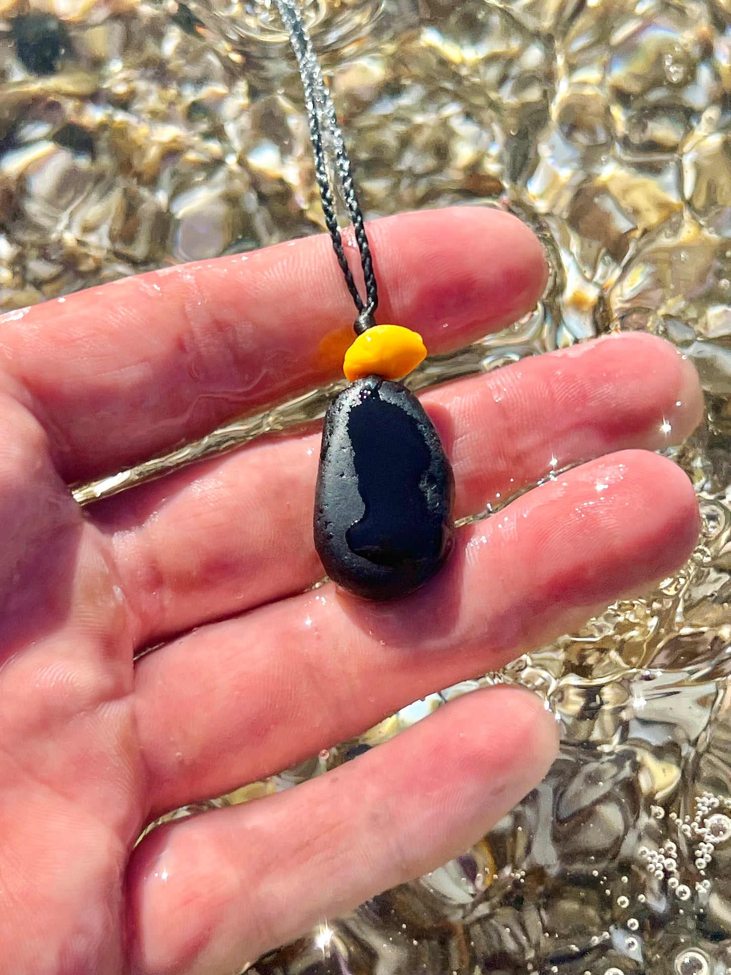 Spooky Pirate’s Glass-Sea Glass Necklace