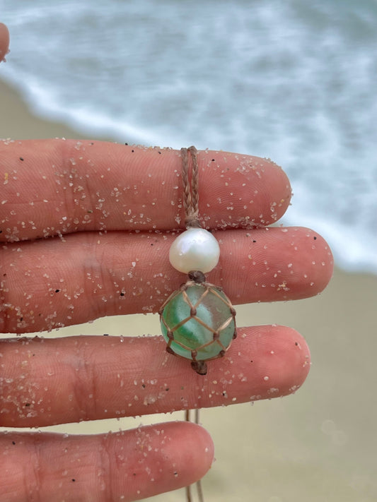 OceanFloat- Sea Marble Necklace