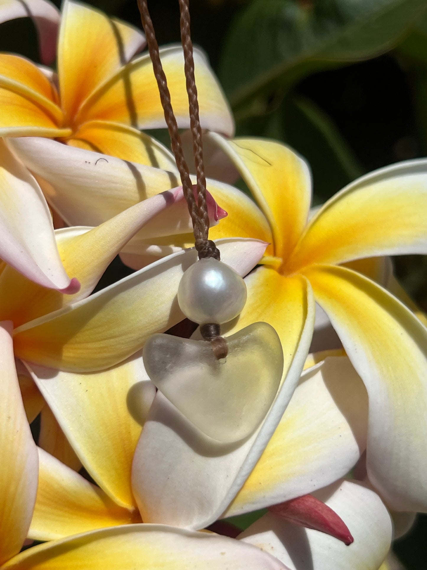 Sea Glass Heart Necklace