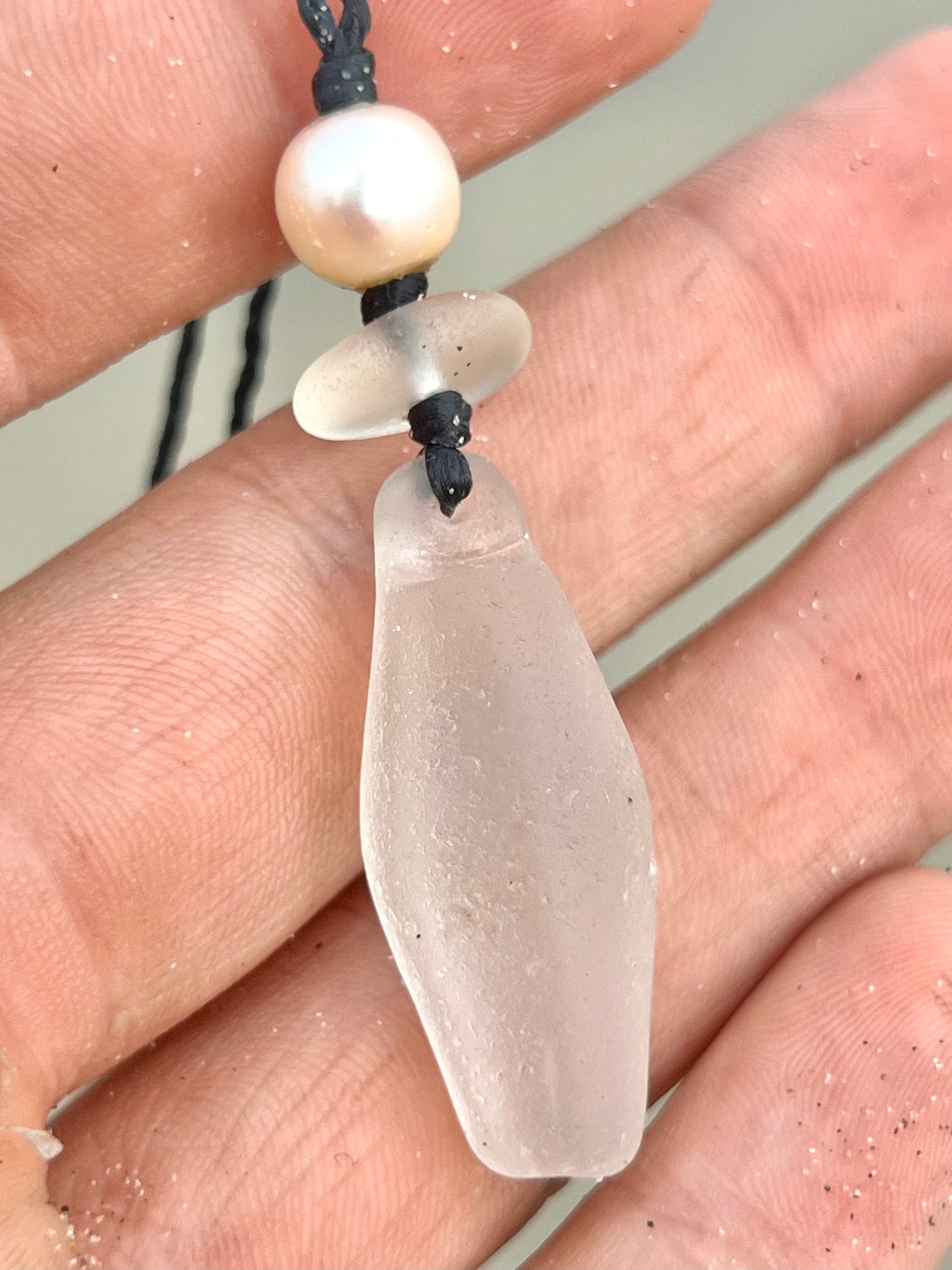 Chandelier Sea Glass Necklace