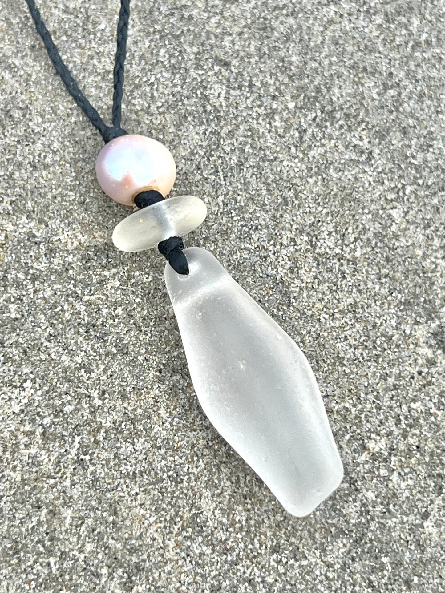 Chandelier Sea Glass Necklace