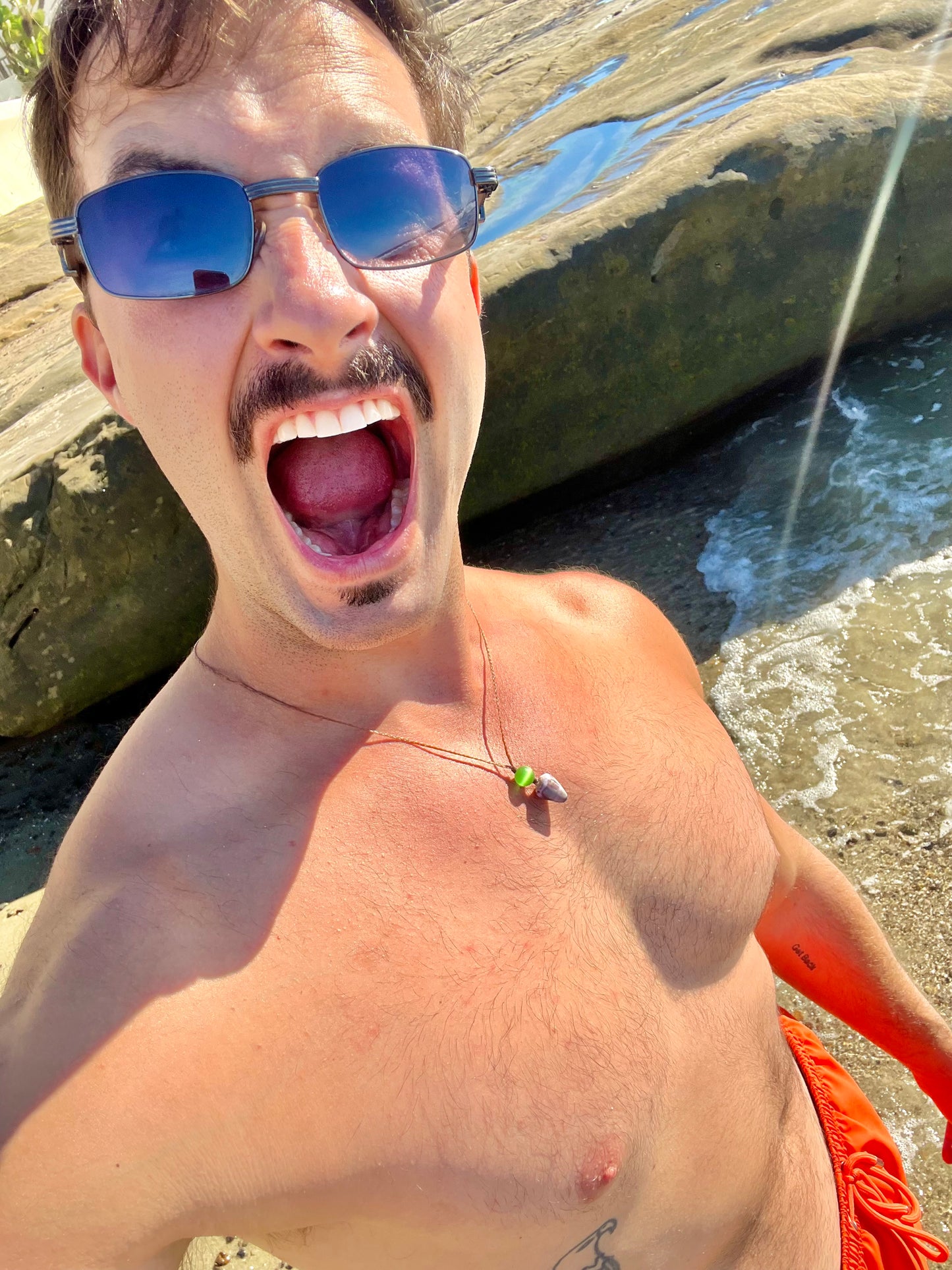 “EYE” See You- Sea Glass Necklace **RARE**