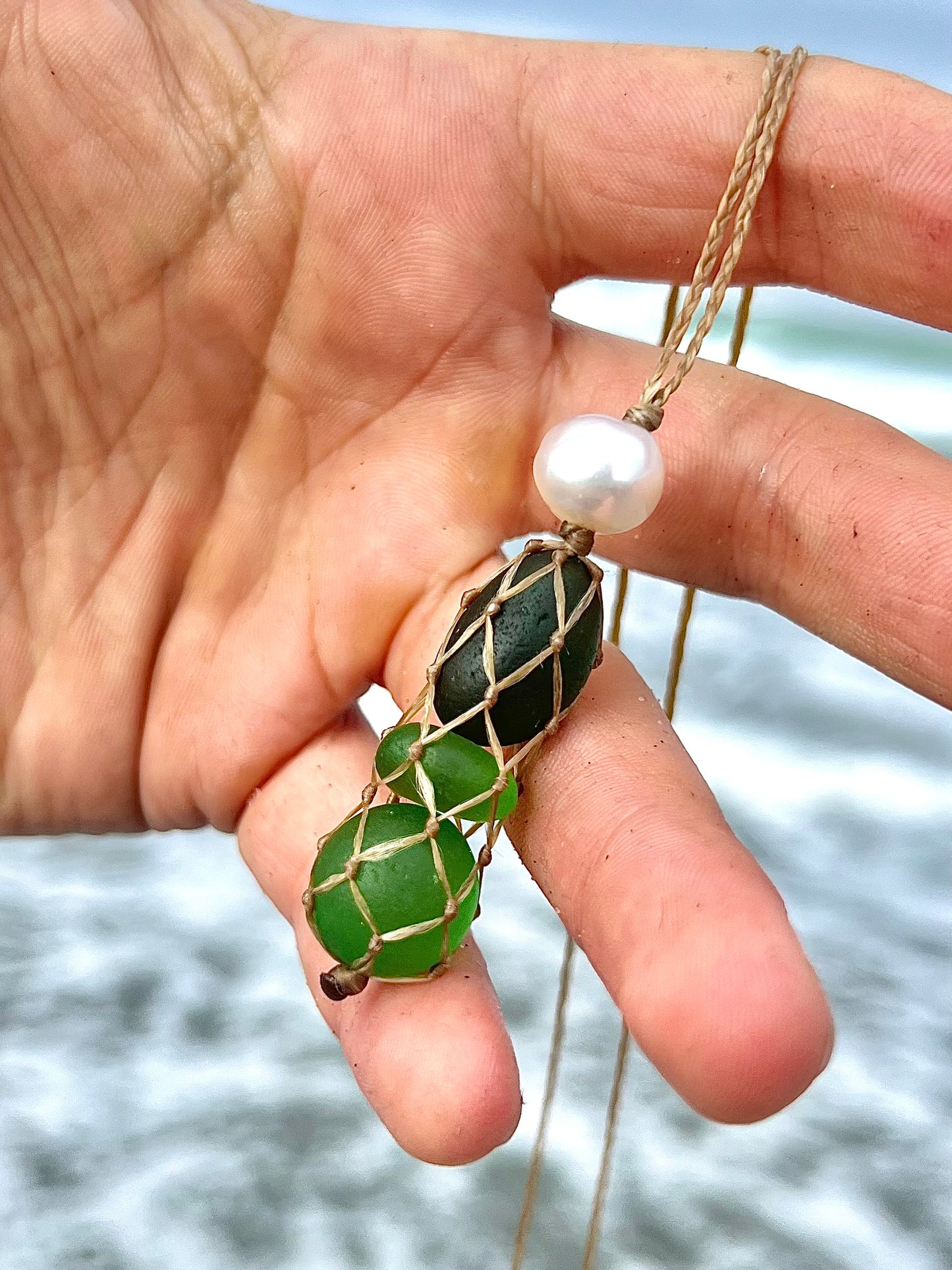 “Holy Trinity” OceanFloat necklace