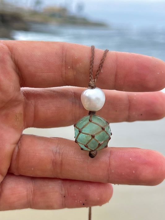 OceanFloat- Sea Marble Necklace