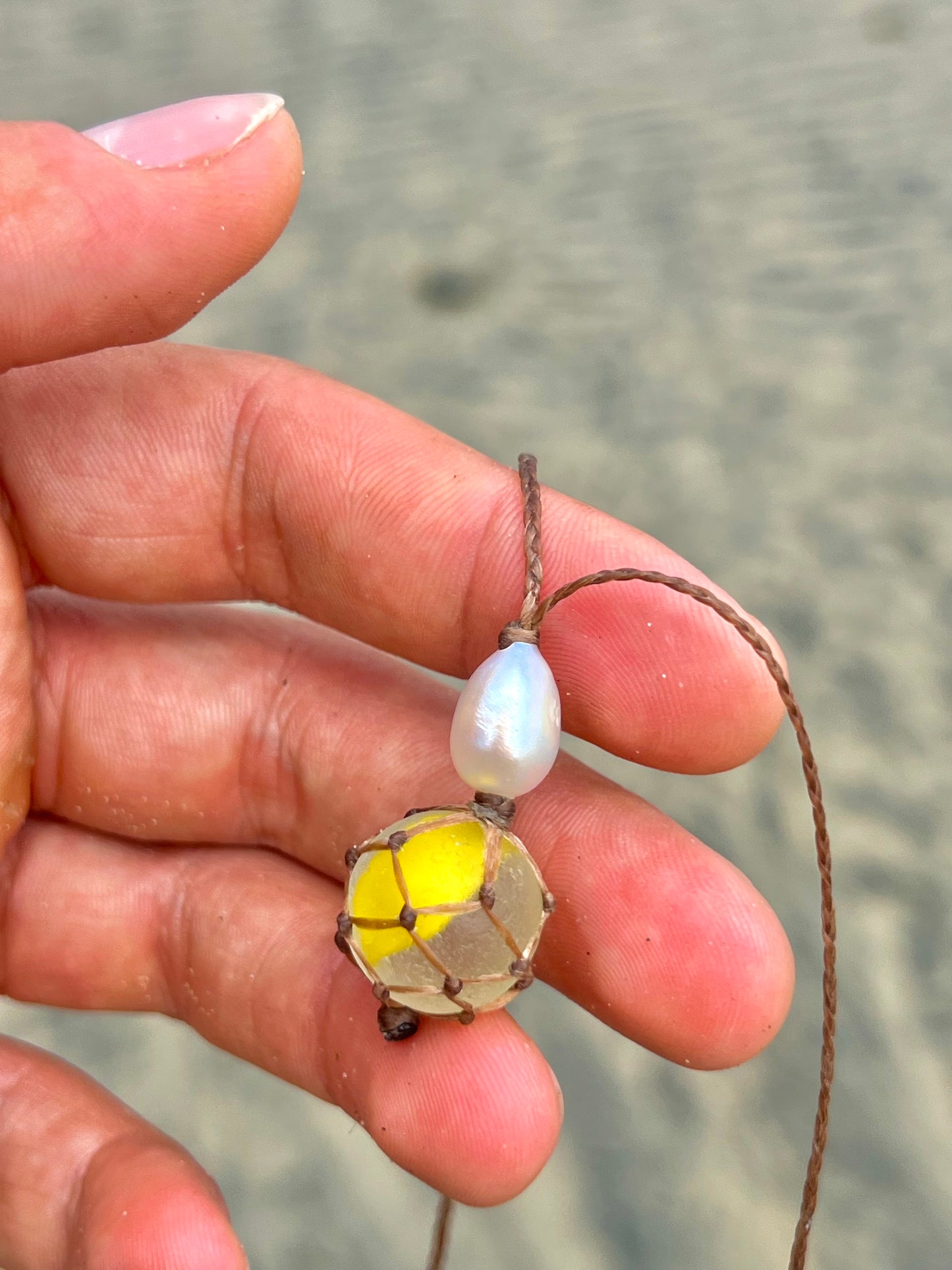 OceanFloat Sea Marble Necklace