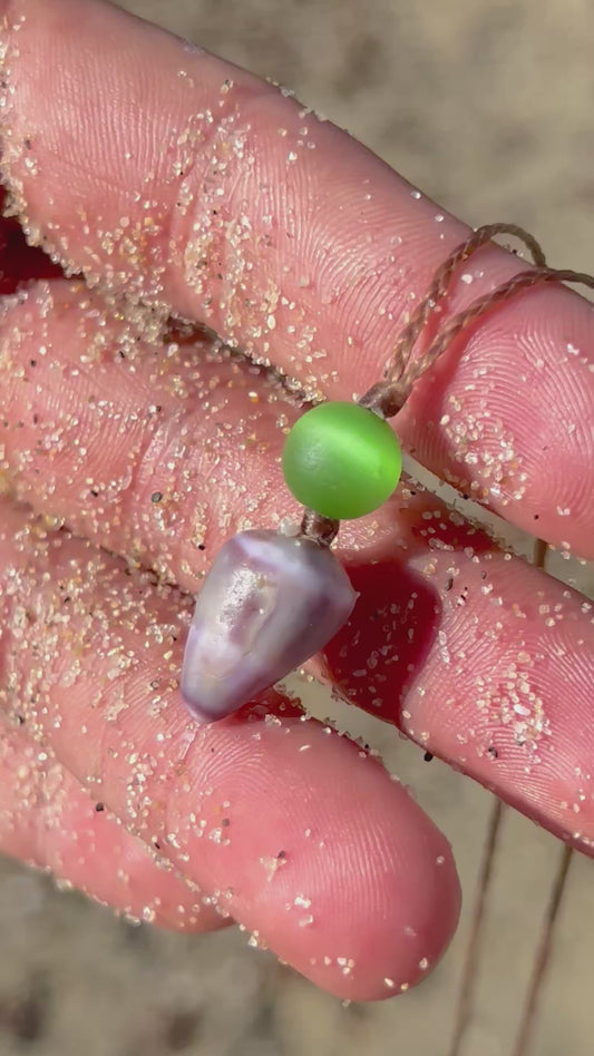 “EYE” See You- Sea Glass Necklace **RARE**